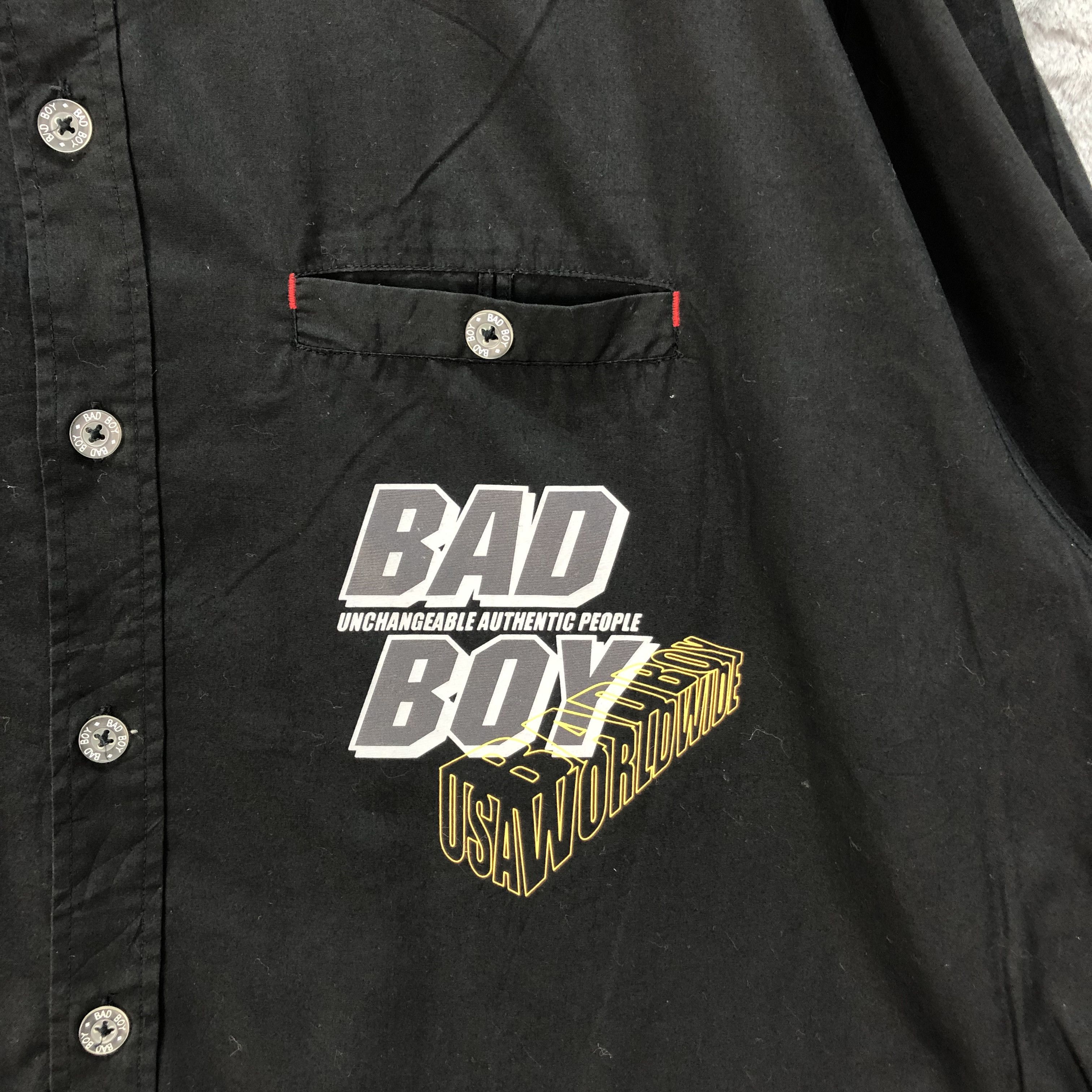 Japanese Brand BAD BOY San Diego USA Big Size Button Up Shirts #4877-37 Size US XXL / EU 58 / 5 - 3 Thumbnail