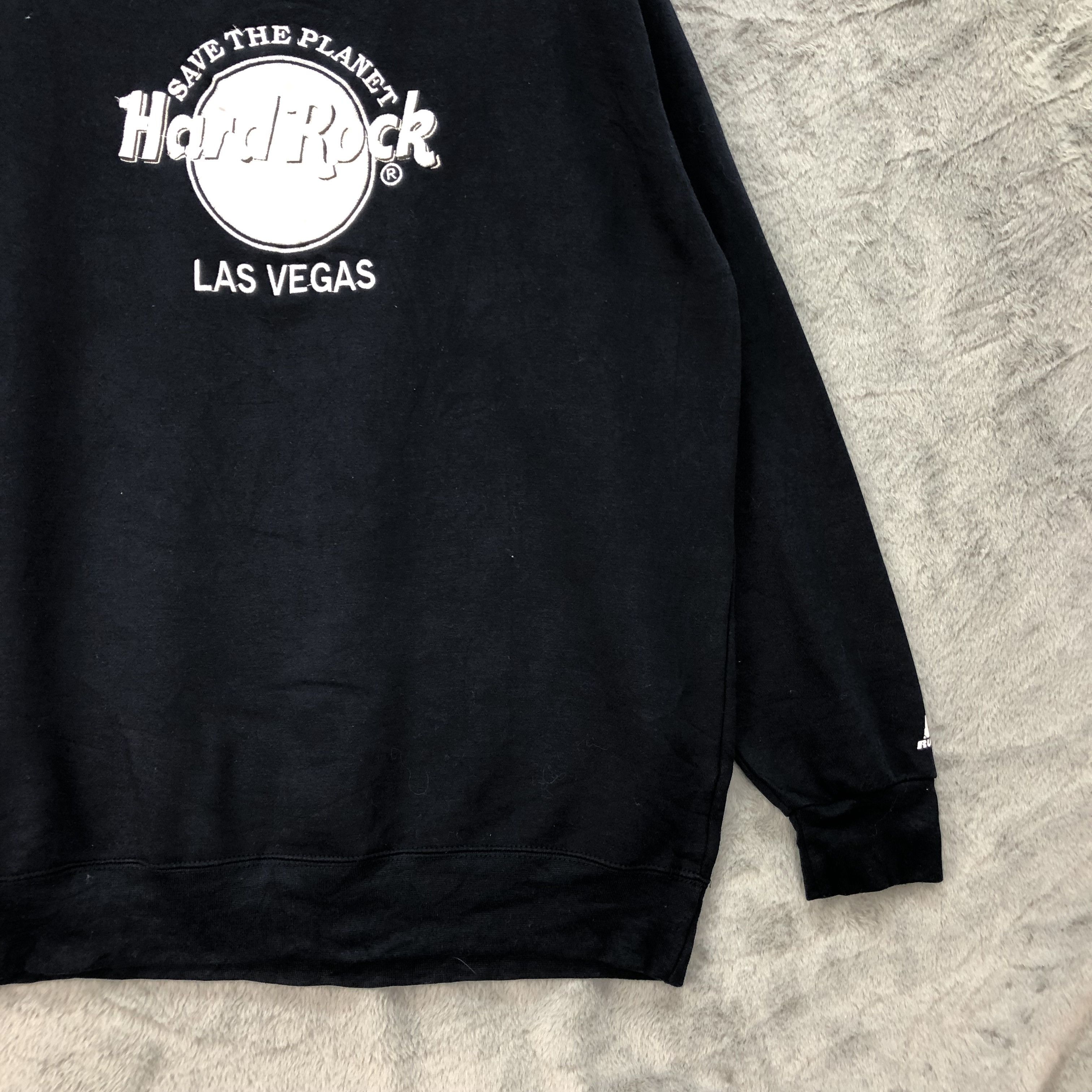 Hard Rock Cafe Rare Hard Rock Cafe Las Vegas X Russell Sweatshirt #4738-166 Size US XL / EU 56 / 4 - 6 Thumbnail