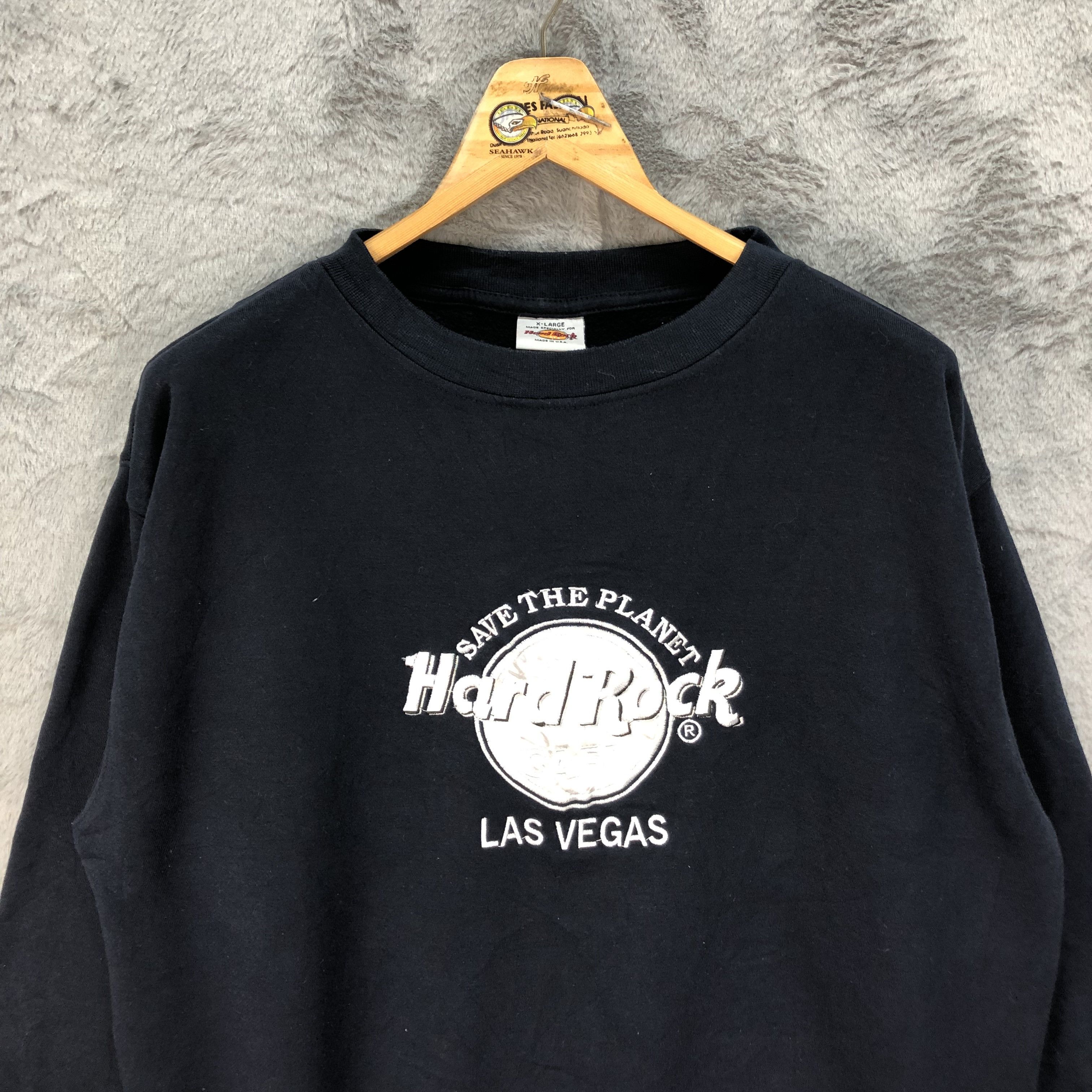 Hard Rock Cafe Rare Hard Rock Cafe Las Vegas X Russell Sweatshirt #4738-166 Size US XL / EU 56 / 4 - 2 Thumbnail