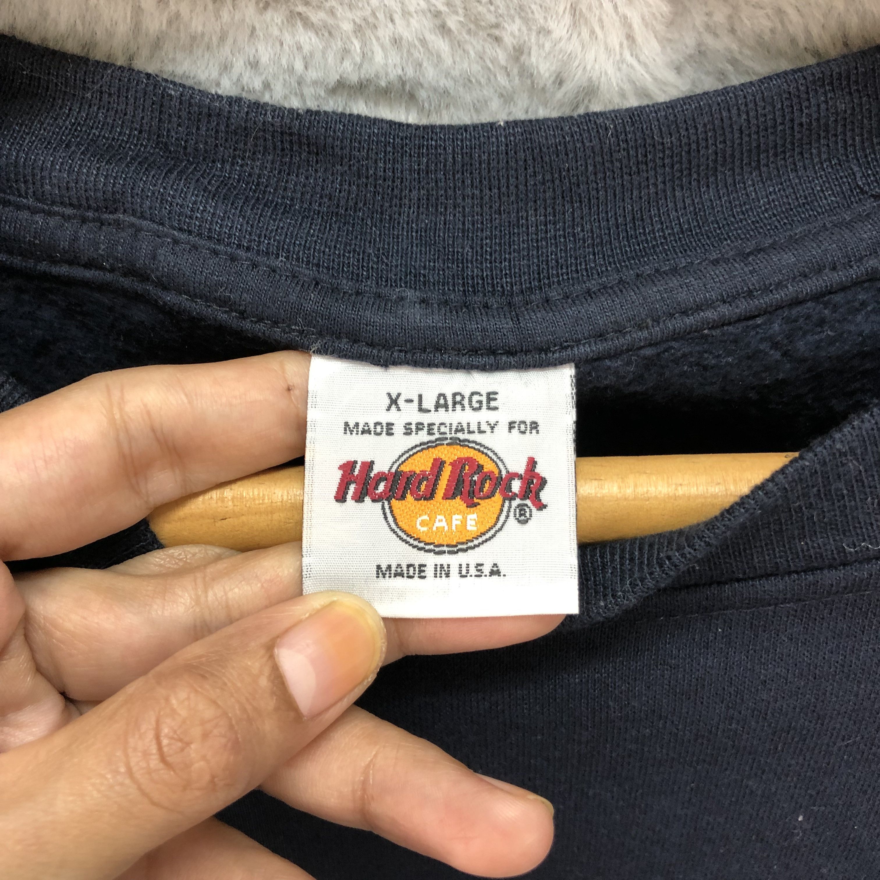 Hard Rock Cafe Rare Hard Rock Cafe Las Vegas X Russell Sweatshirt #4738-166 Size US XL / EU 56 / 4 - 8 Thumbnail