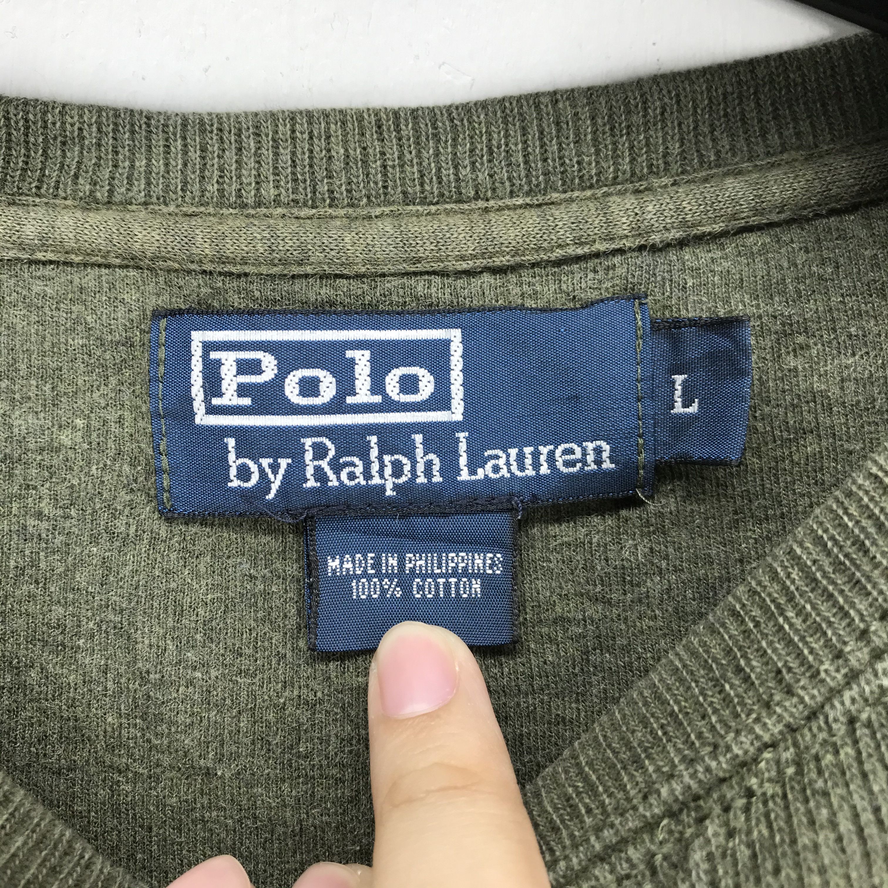 Polo Ralph Lauren Polo Ralph Lauren Small Pony Logo Sweatshirts #2235-88 Size US L / EU 52-54 / 3 - 7 Thumbnail