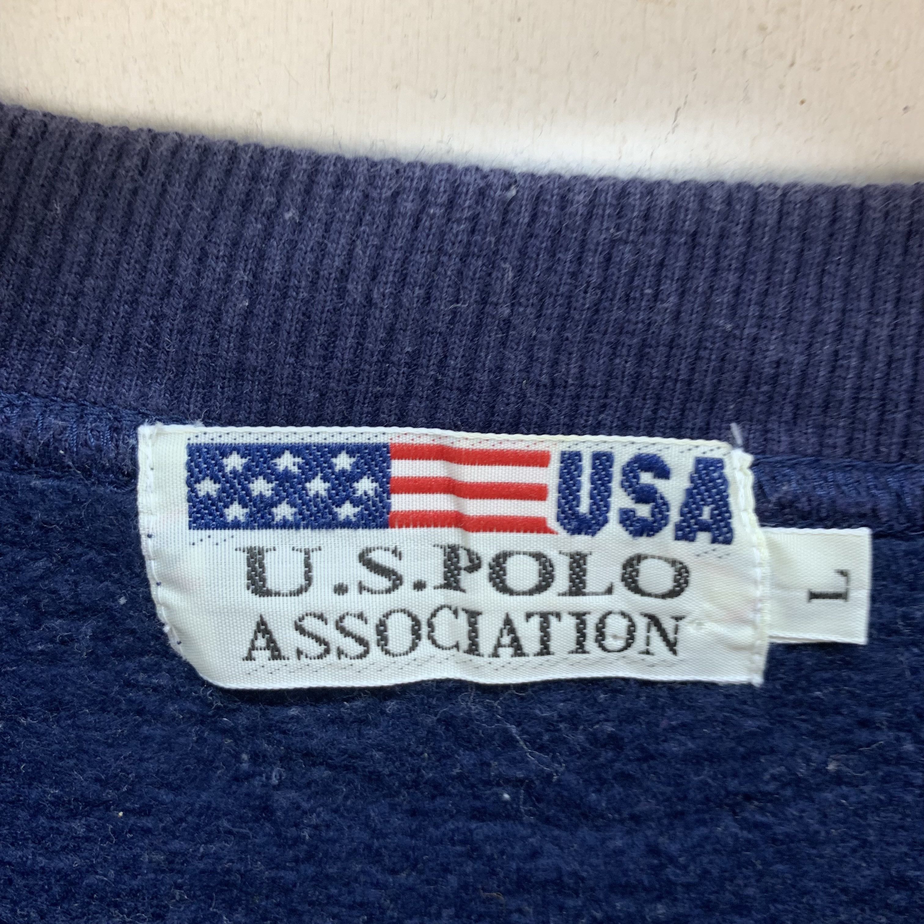 U.S. Polo Assn. U.S. Polo Assn. Embroidery Big Logo Sweatshirts #4086-141 Size US L / EU 52-54 / 3 - 5 Thumbnail