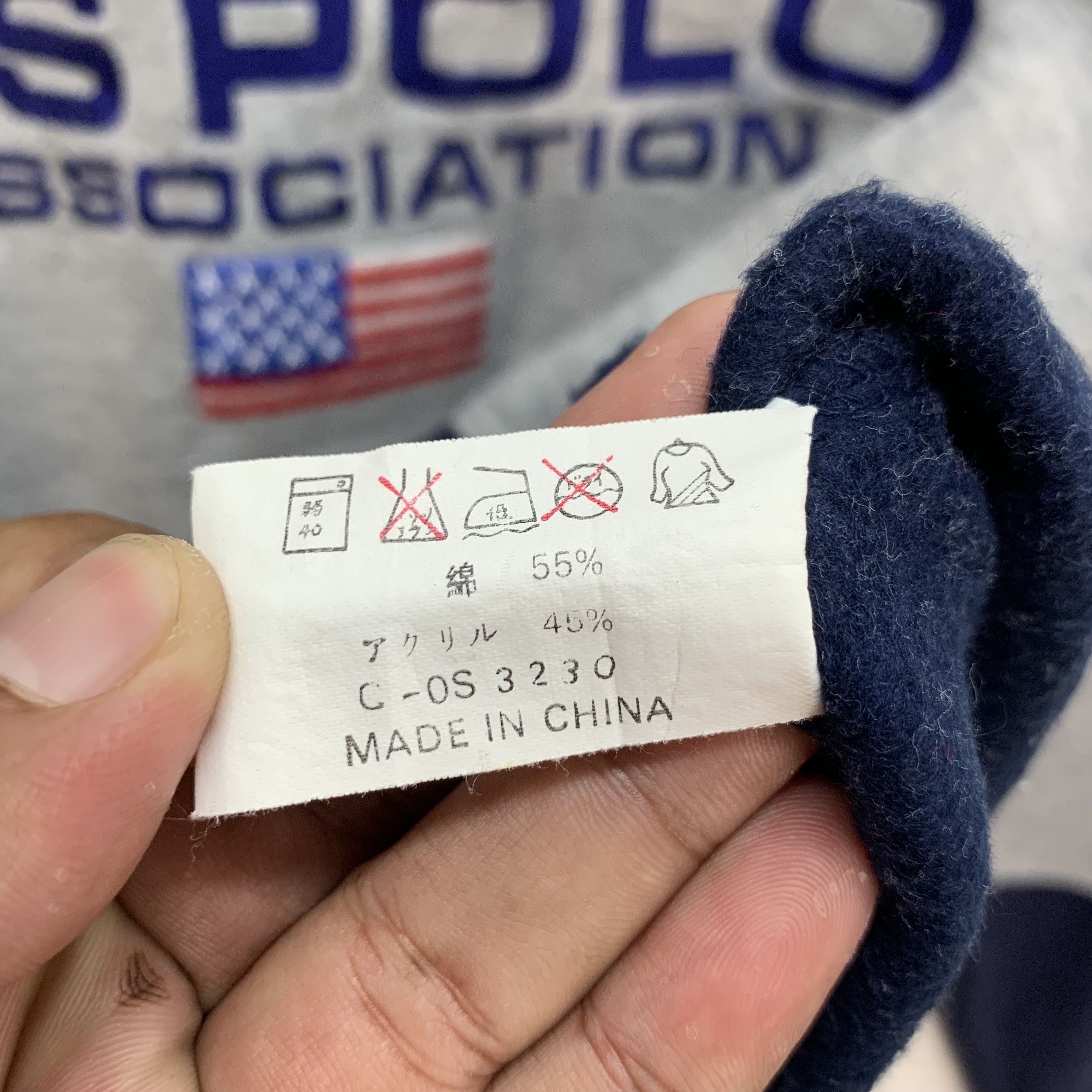 U.S. Polo Assn. U.S. Polo Assn. Embroidery Big Logo Sweatshirts #4086-141 Size US L / EU 52-54 / 3 - 6 Thumbnail