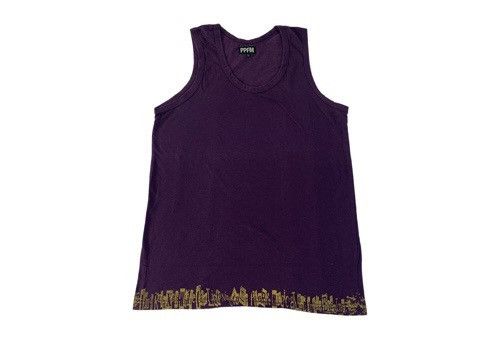 Japanese Brand Hype Japanese Brand PPFM Plain Printed Tank Top Tee T shirt Size US S / EU 44-46 / 1 - 1 Thumbnail
