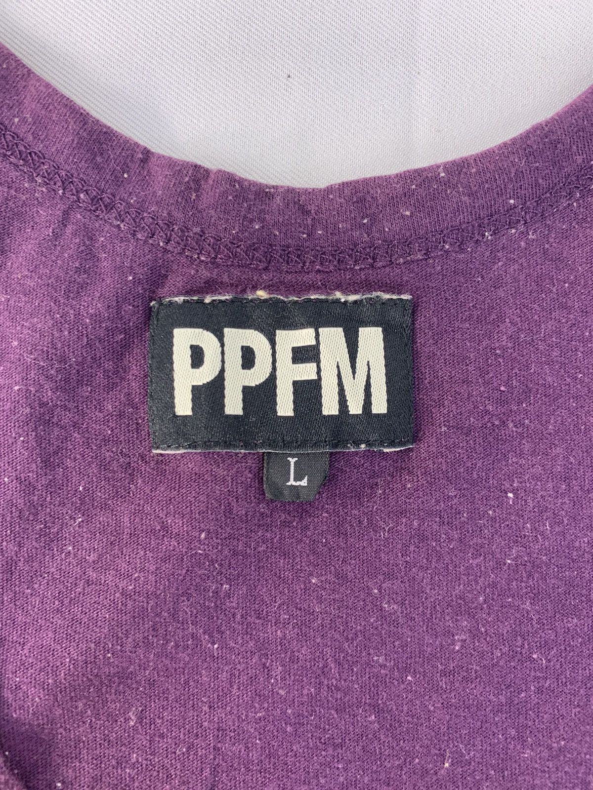 Japanese Brand Hype Japanese Brand PPFM Plain Printed Tank Top Tee T shirt Size US S / EU 44-46 / 1 - 5 Thumbnail