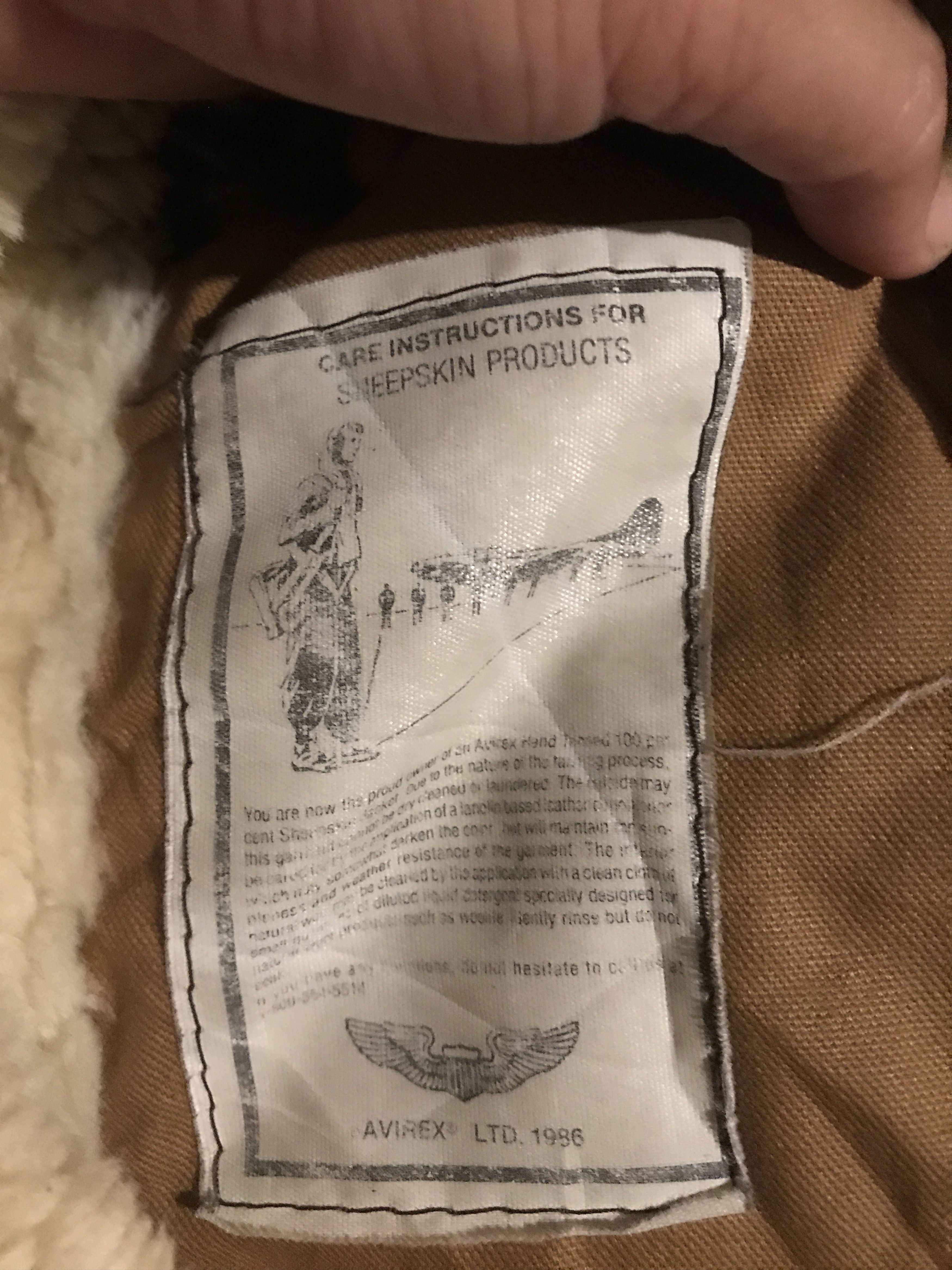 Avirex × Vintage Rare Vintage 80 Avirex B3 Flight Travis Scott Style Jacket Size US L / EU 52-54 / 3 - 6 Thumbnail