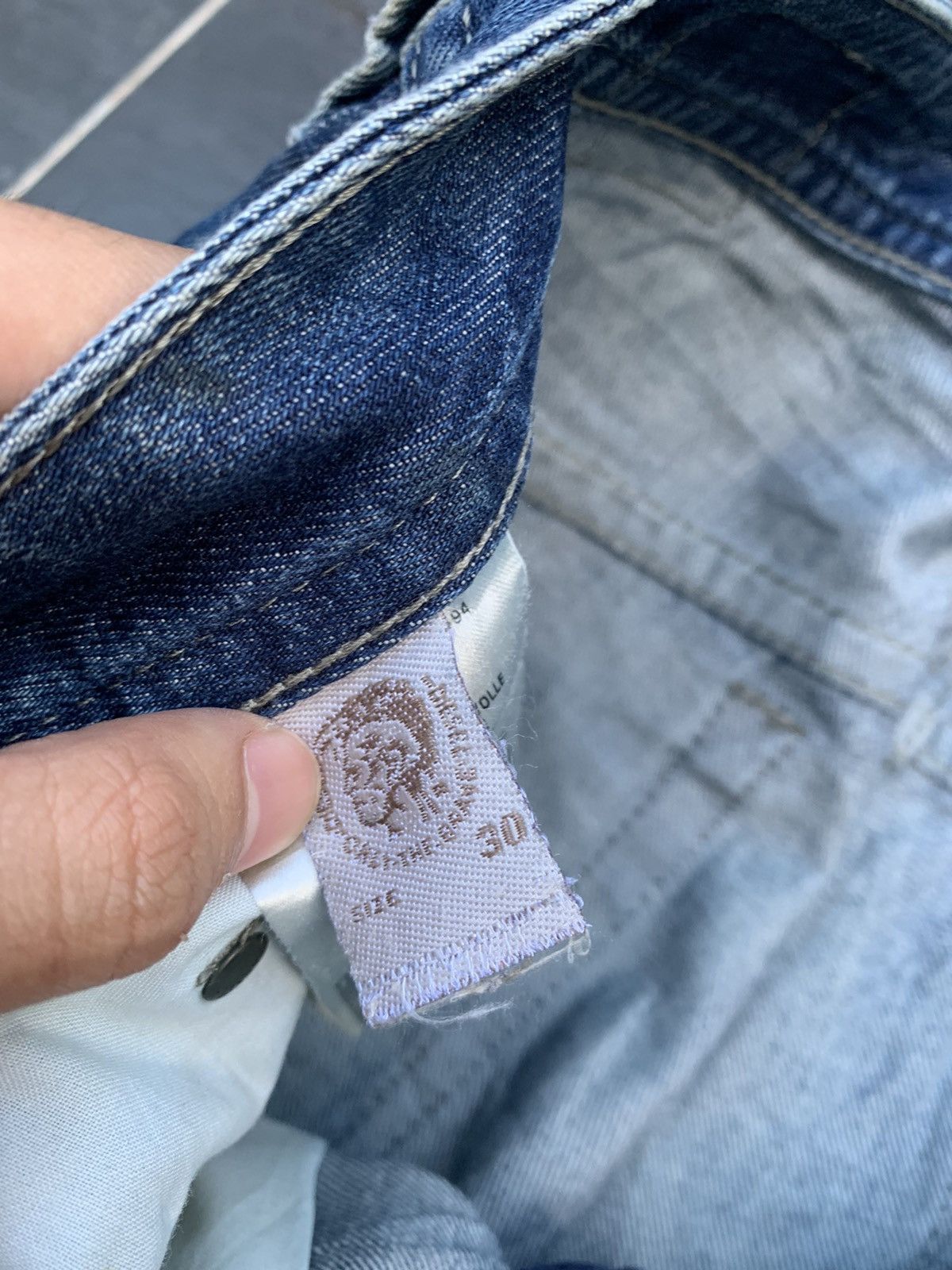 Diesel Diesel Industry Distressed Denim Size US 35 - 8 Thumbnail