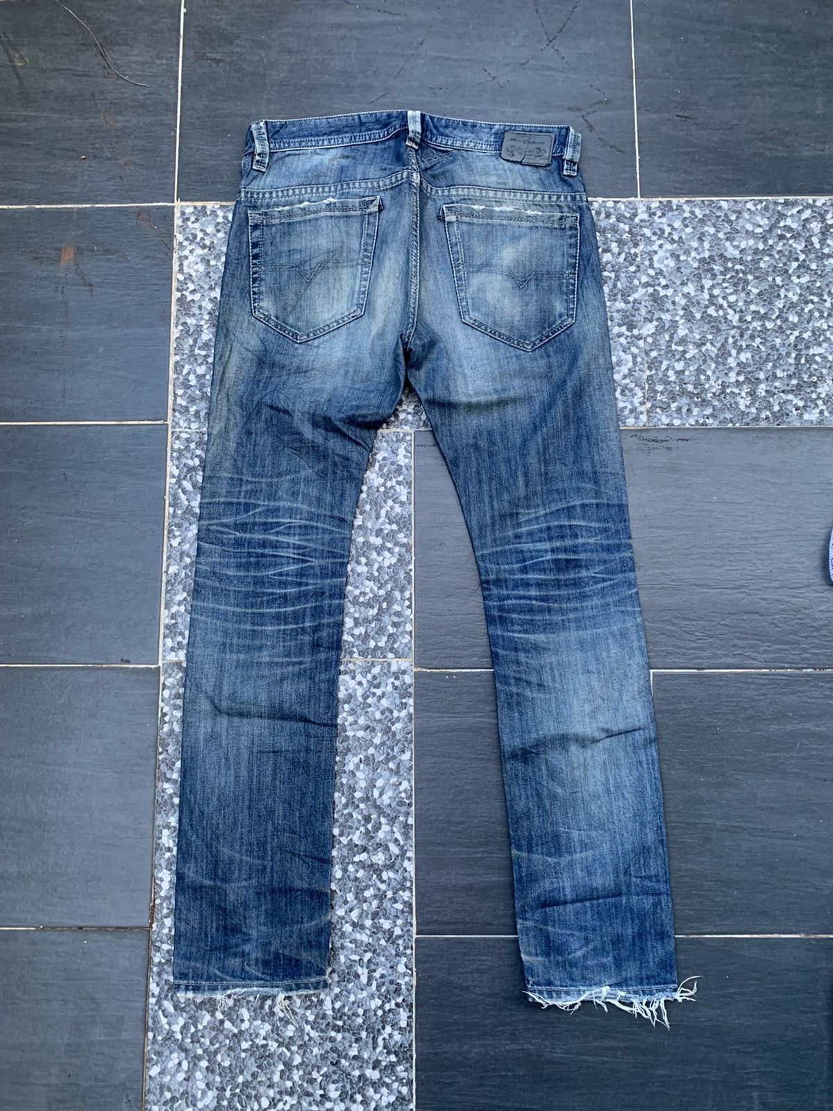 Diesel Diesel Industry Distressed Denim Size US 35 - 10 Thumbnail