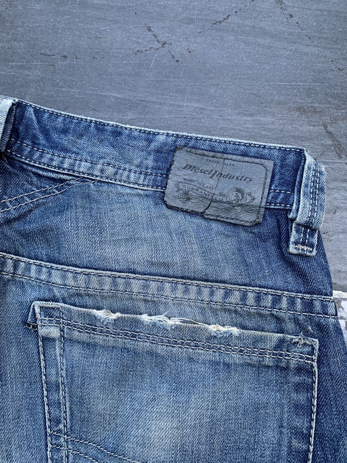 Diesel Diesel Industry Distressed Denim Size US 35 - 14 Thumbnail