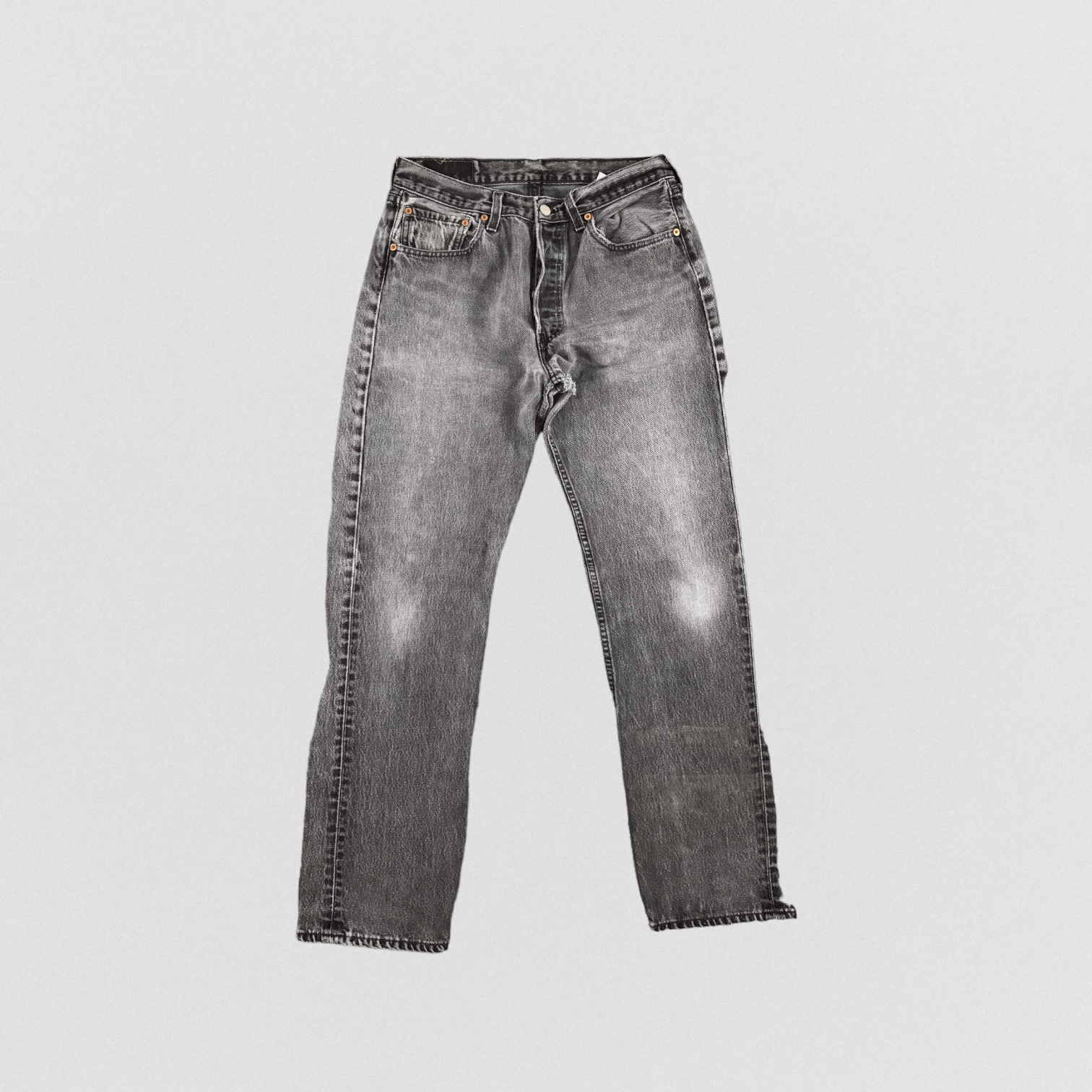 image of 90's Earth Tone Vintage Levis 501 Jeans-Jm1526 in Black, Men's (Size 30)