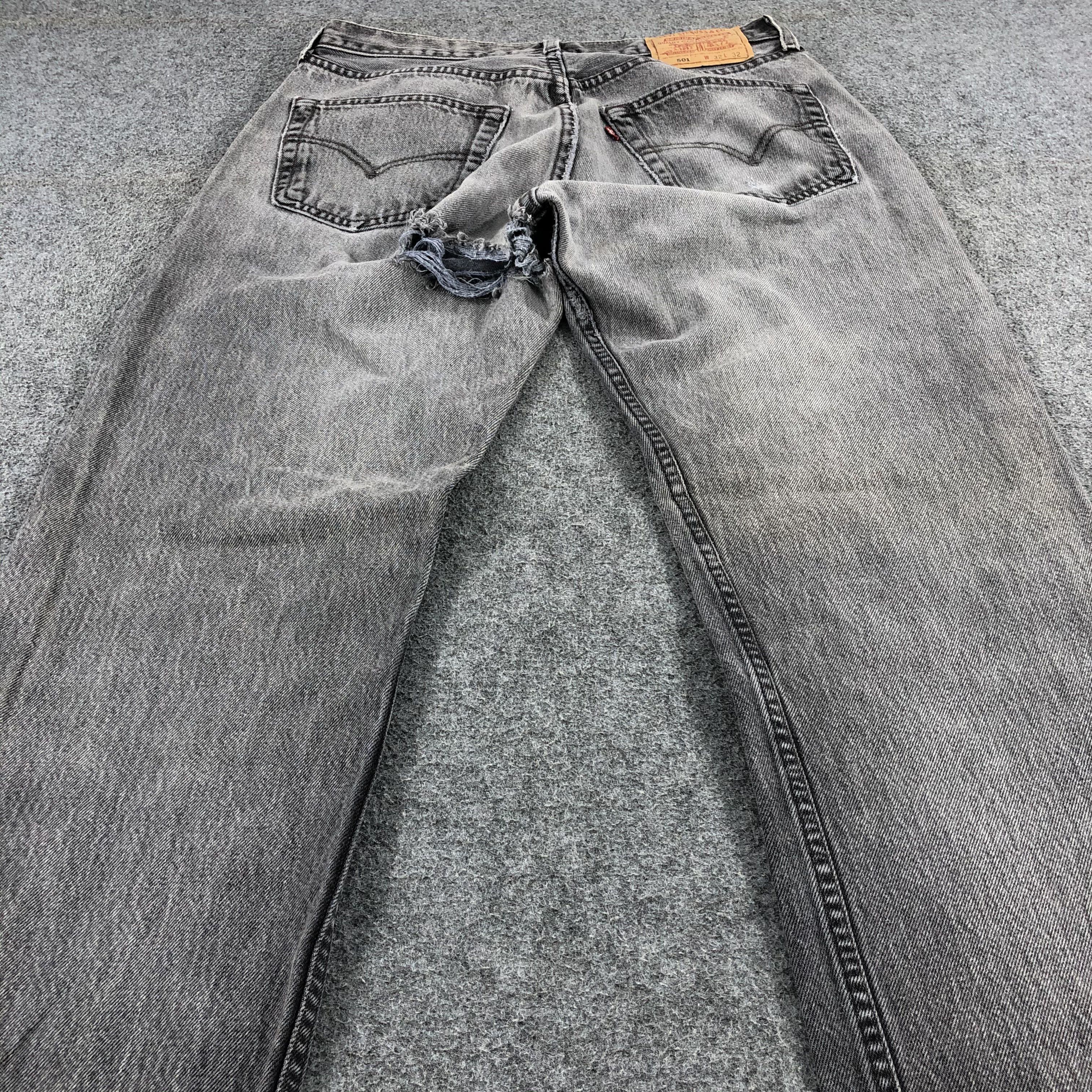 Levi's 90s Earth Tone Vintage Levis 501 Jeans-JM1526 Size US 30 / EU 46 - 4 Thumbnail