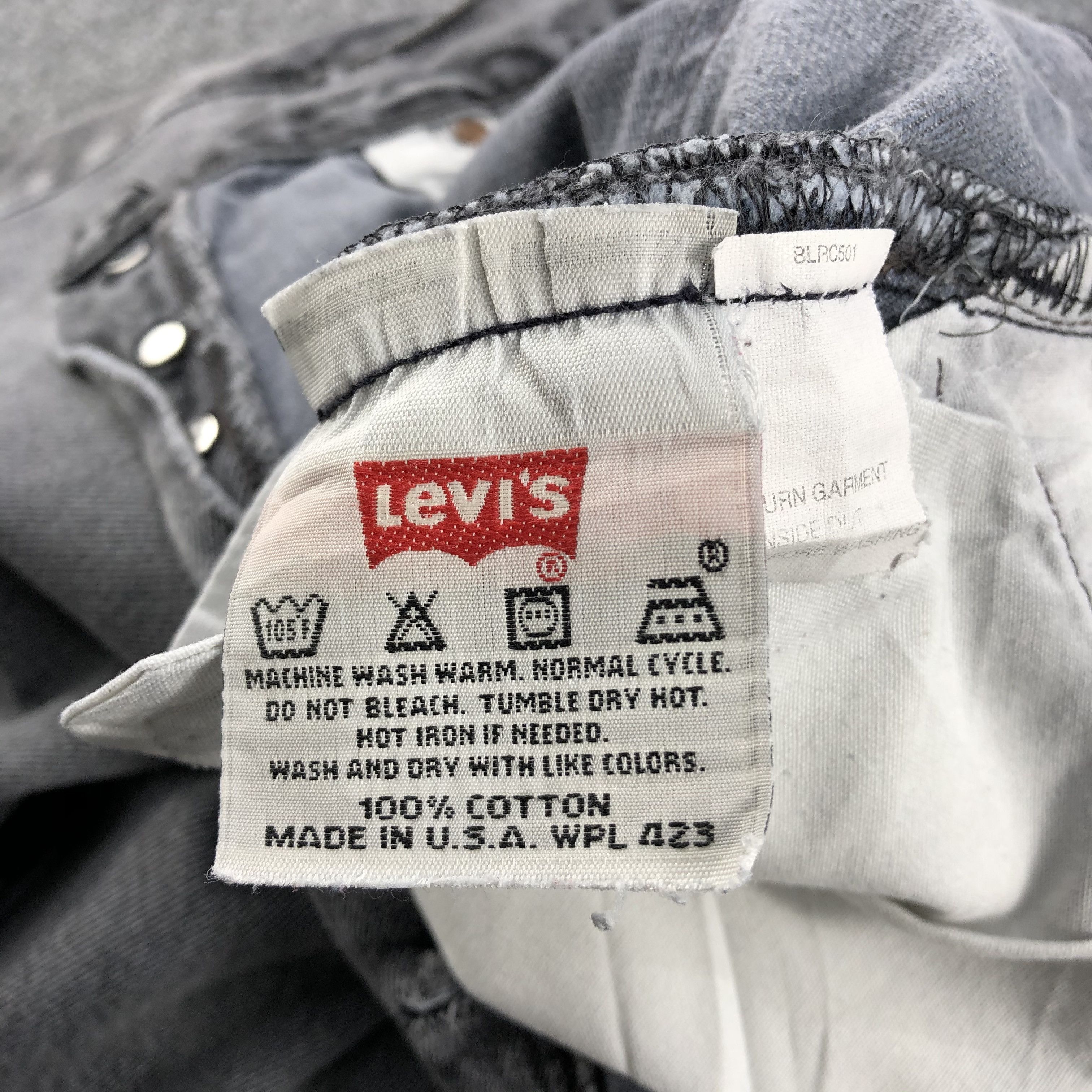 Levi's 90s Earth Tone Vintage Levis 501 Jeans-JM1526 Size US 30 / EU 46 - 10 Thumbnail