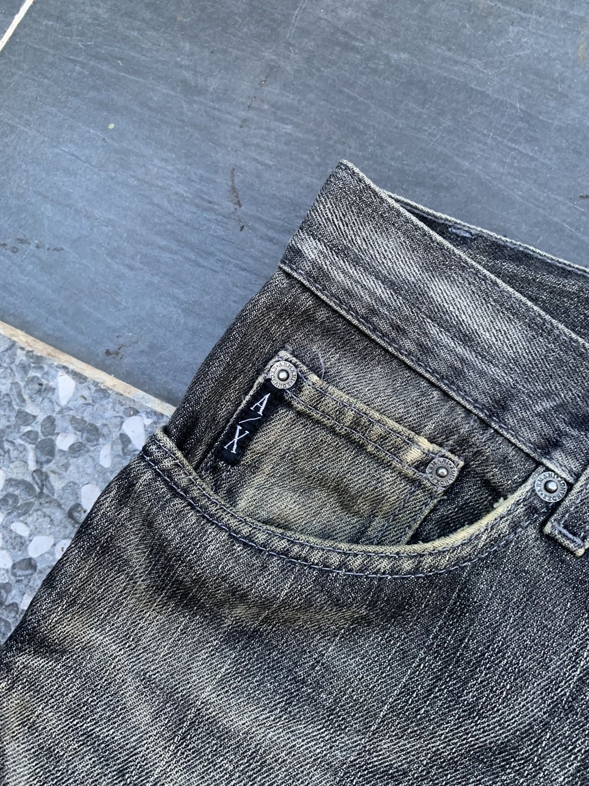 Armani Exchange Vintage Armani Exchange Distressed Denim Size US 34 / EU 50 - 5 Thumbnail
