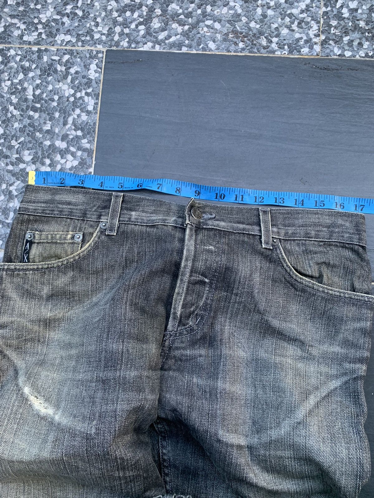 Armani Exchange Vintage Armani Exchange Distressed Denim Size US 34 / EU 50 - 14 Thumbnail