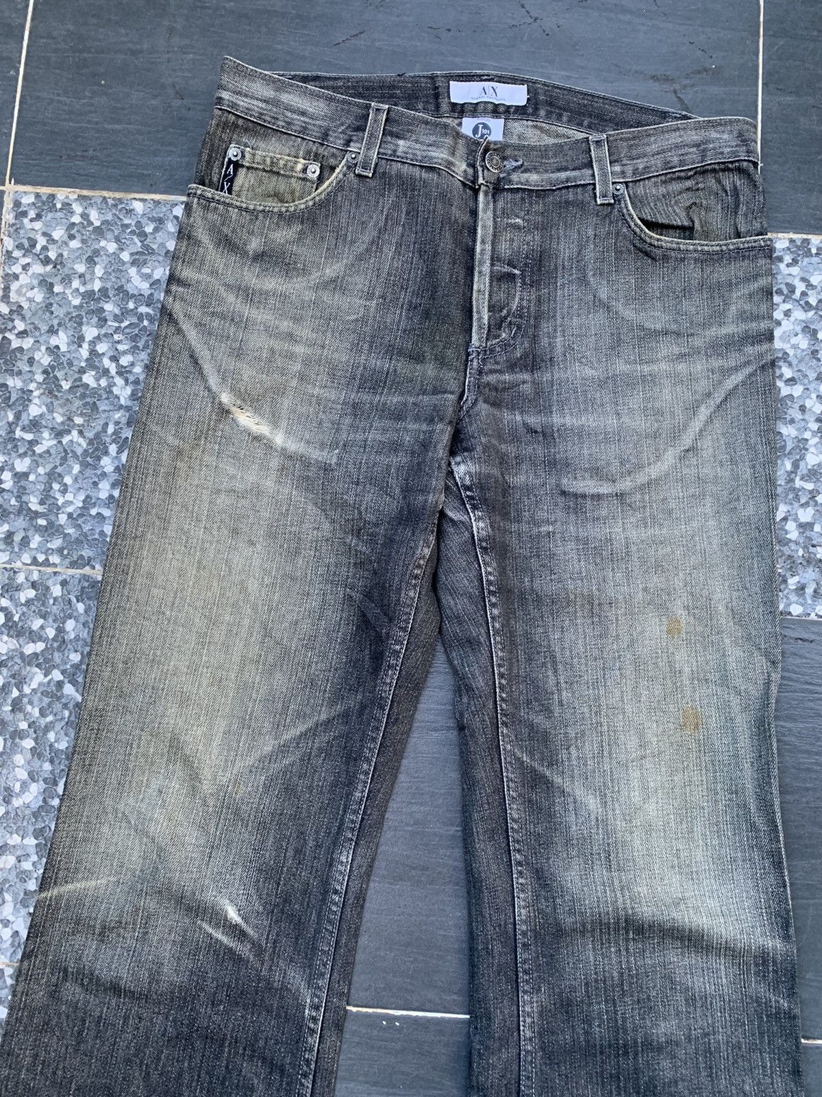 Armani Exchange Vintage Armani Exchange Distressed Denim Size US 34 / EU 50 - 4 Thumbnail