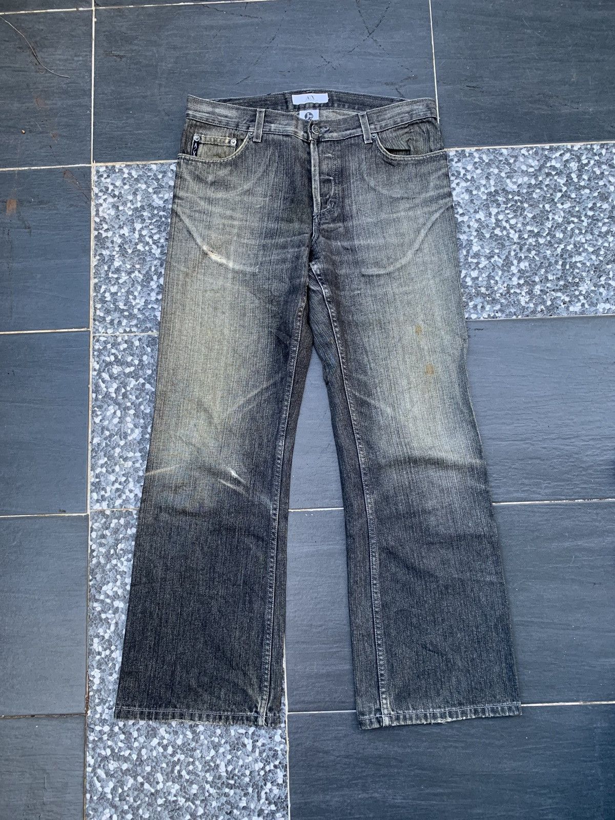 Armani Exchange Vintage Armani Exchange Distressed Denim Size US 34 / EU 50 - 1 Thumbnail