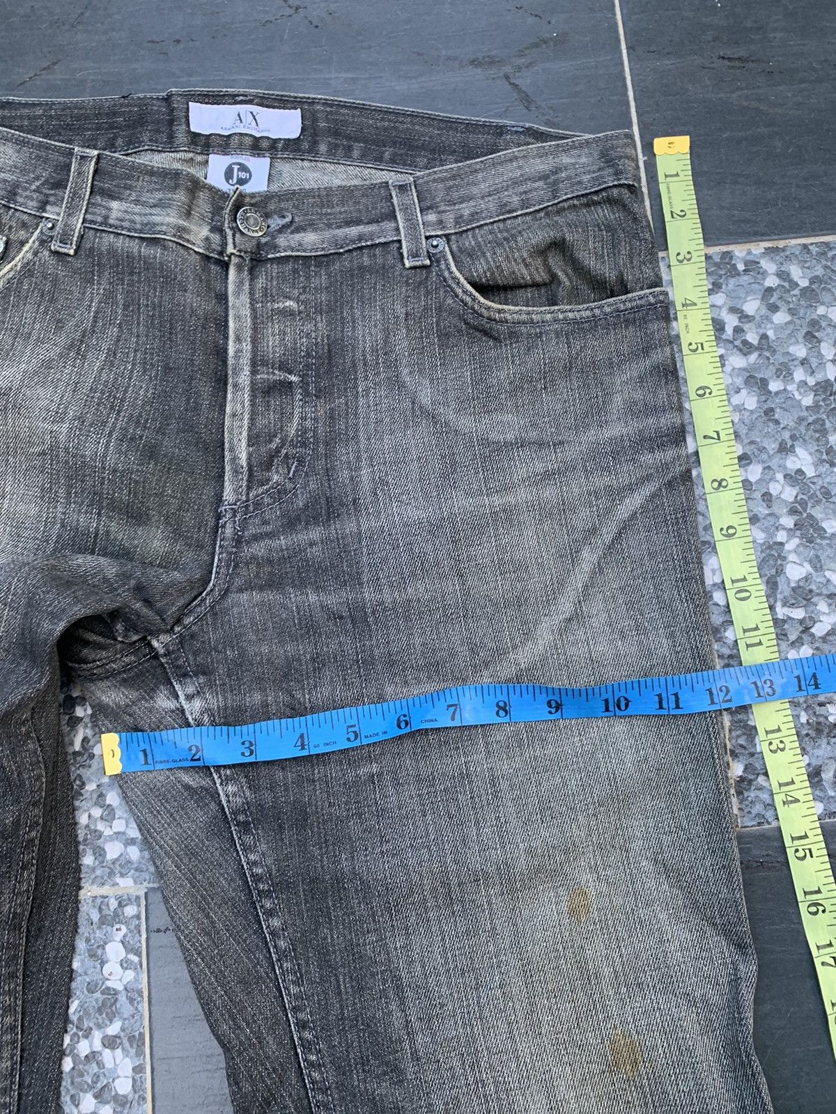 Armani Exchange Vintage Armani Exchange Distressed Denim Size US 34 / EU 50 - 15 Thumbnail