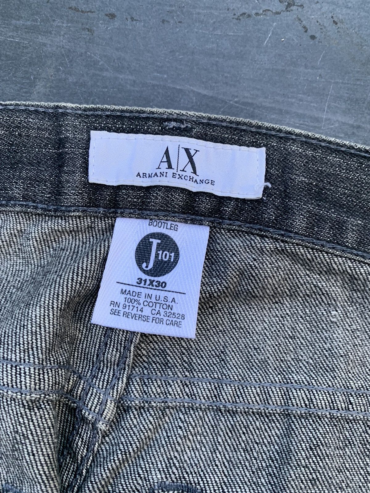 Armani Exchange Vintage Armani Exchange Distressed Denim Size US 34 / EU 50 - 7 Thumbnail