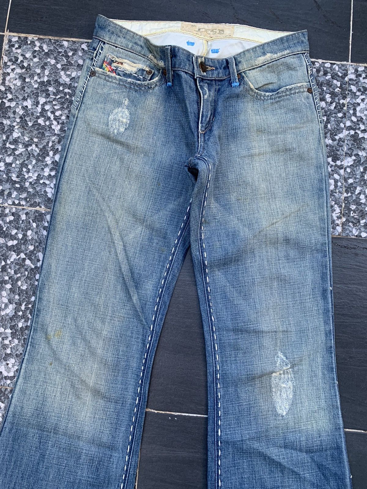 Joe's Joe's Jeans Flare Distresed Denim Size US 31 - 2 Thumbnail