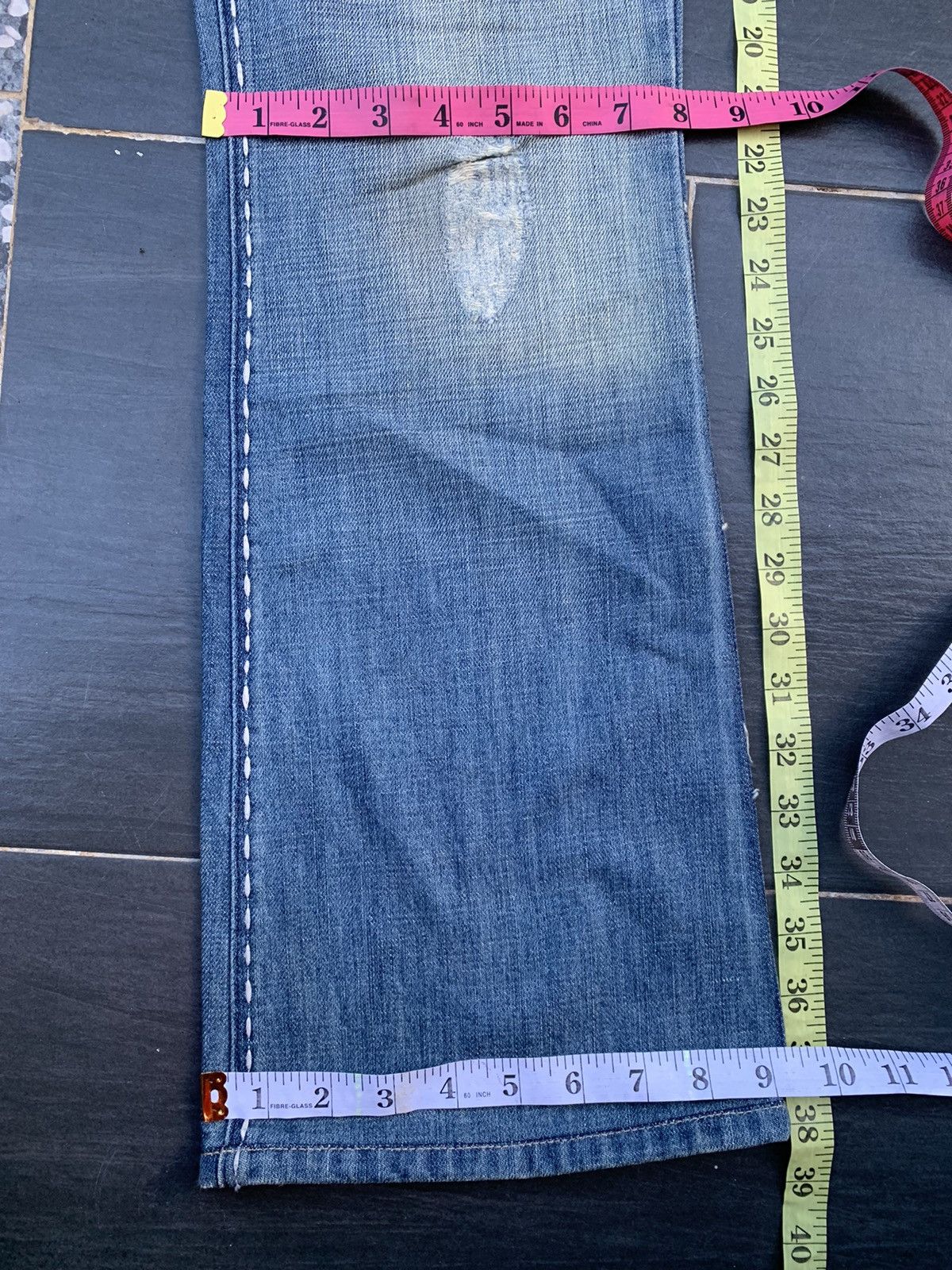 Joe's Joe's Jeans Flare Distresed Denim Size US 31 - 17 Thumbnail
