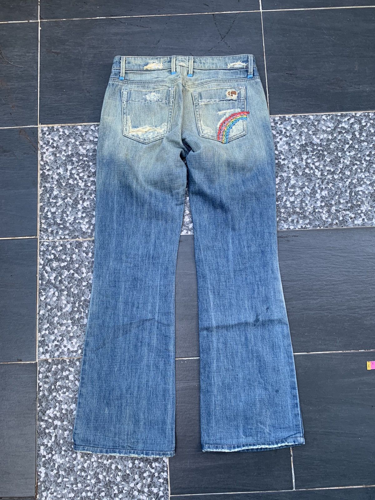 Joe's Joe's Jeans Flare Distresed Denim Size US 31 - 9 Thumbnail