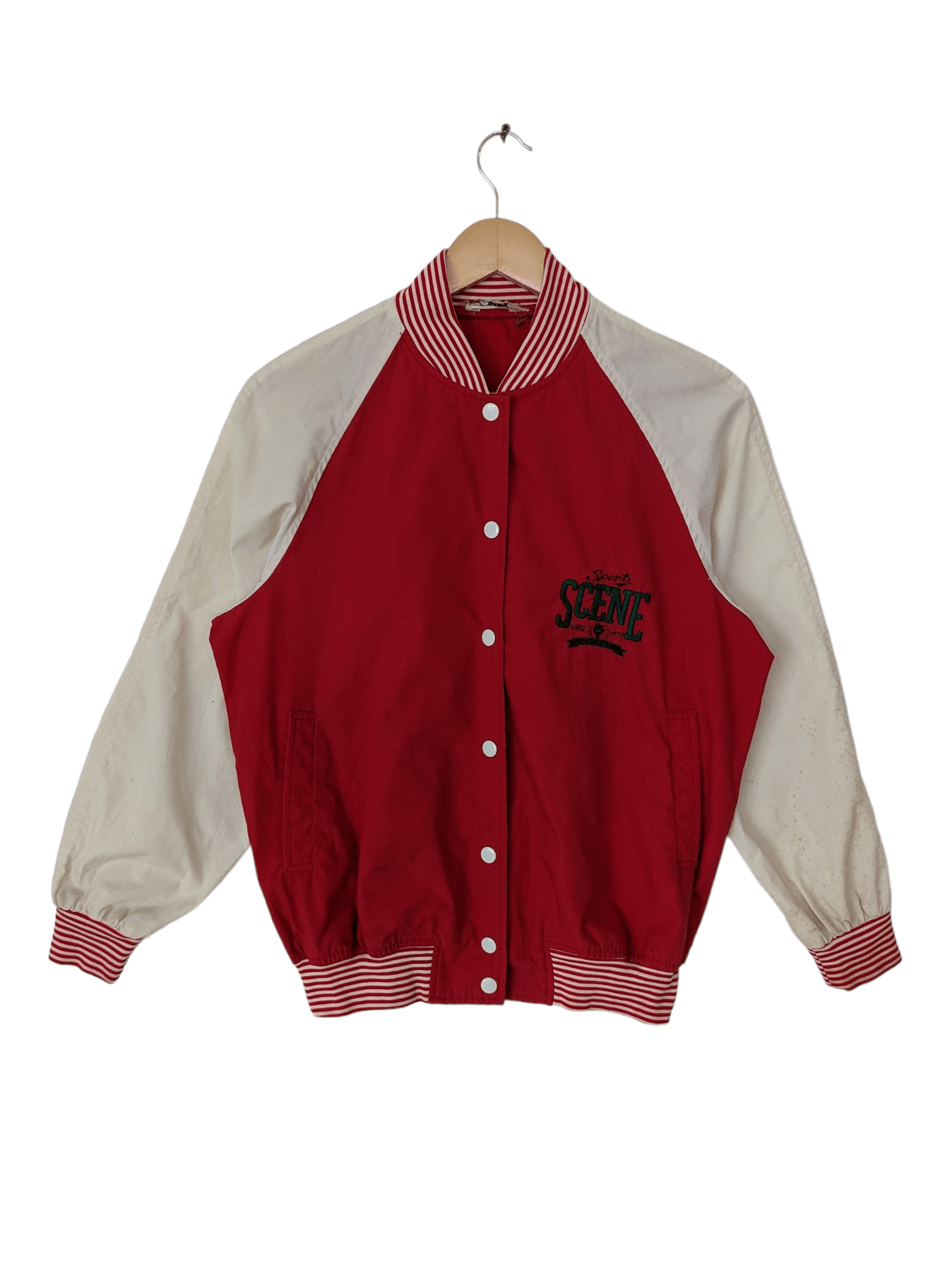 Japanese Brand × Vintage Vintage Varsity Jacket Sport Scene Size M / US 6-8 / IT 42-44 - 1 Thumbnail