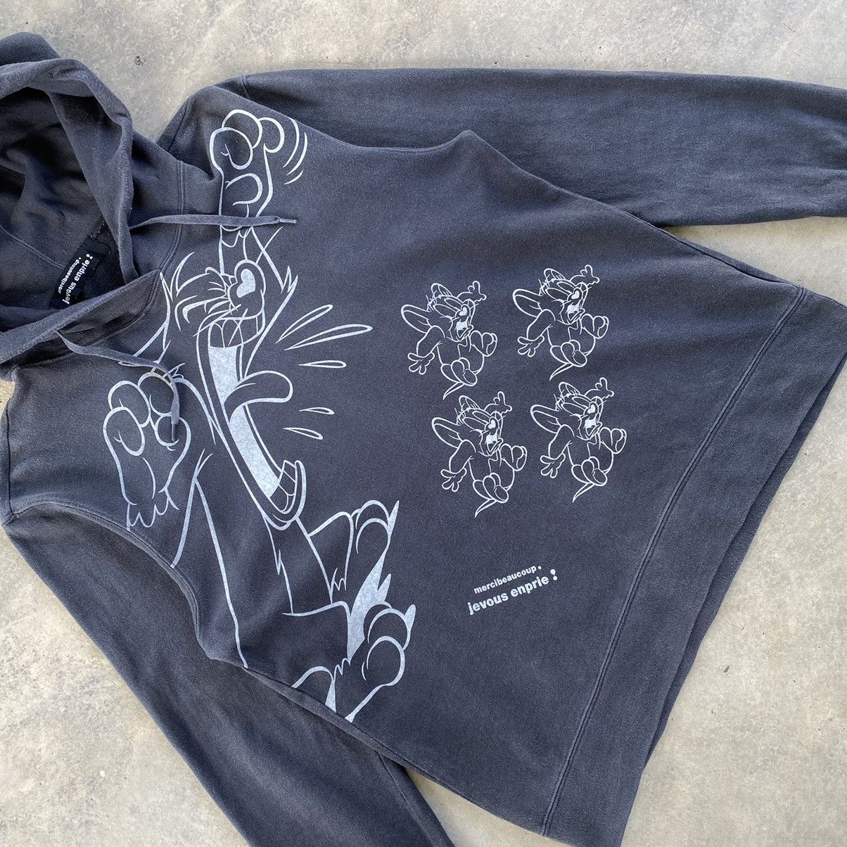 mercibeaucoup Vintage Issey Miyake Mercibeaucoup Tom and Jerry Hoodie Size US S / EU 44-46 / 1 - 3 Thumbnail