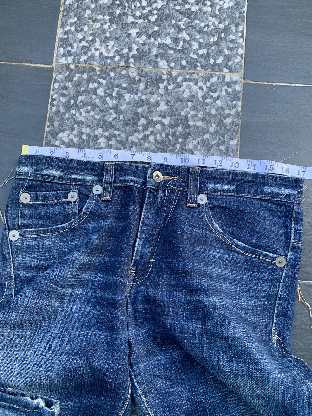 Custom Japanese Distressed Denim