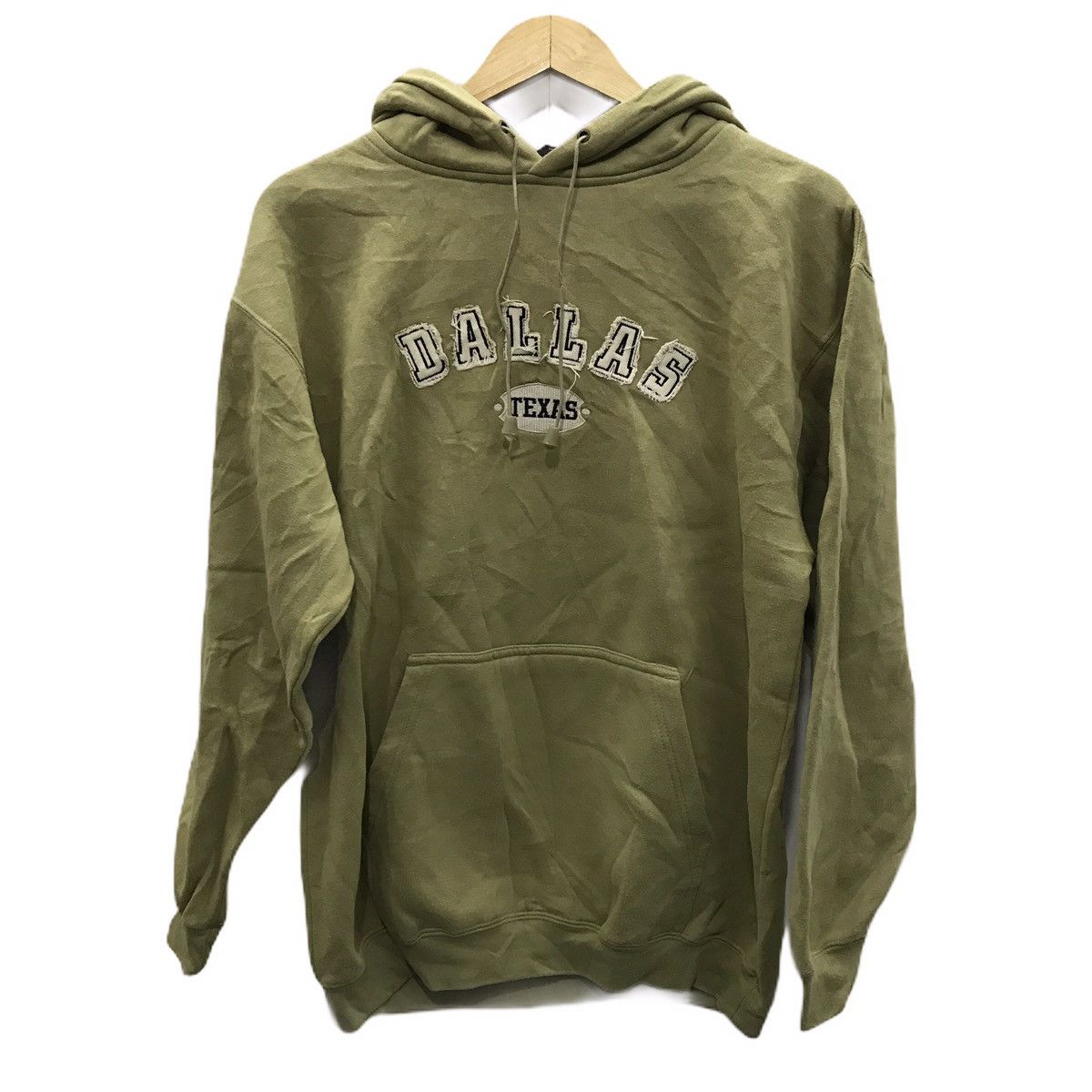 Vintage KENPO DALLAS TEXAS Center Logo Hoodie Pullover