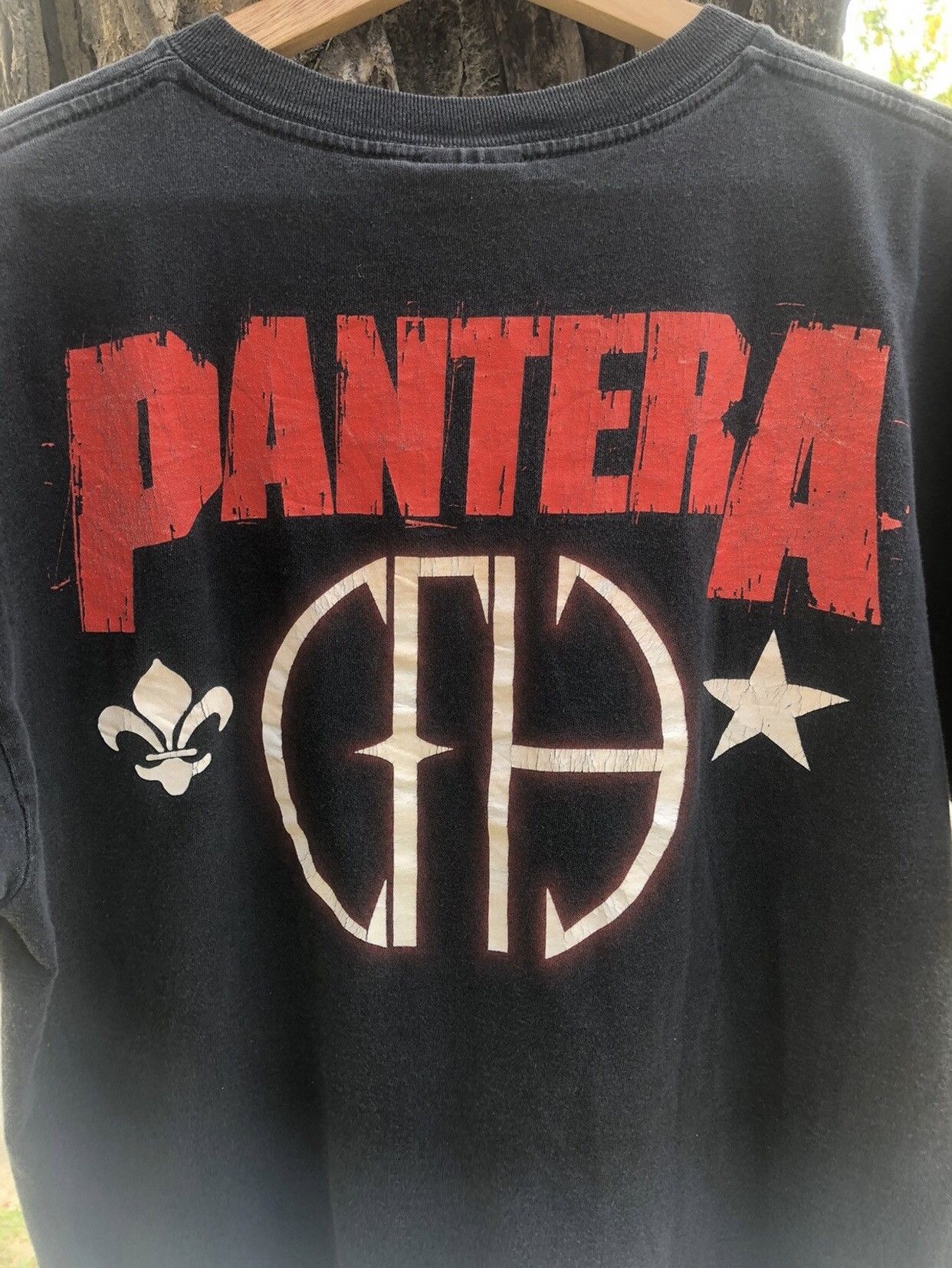Band Tees Last Drop🔥Rare🔥Vintage 90s Pantera Rebel Flag Tee Size US XL / EU 56 / 4 - 5 Thumbnail
