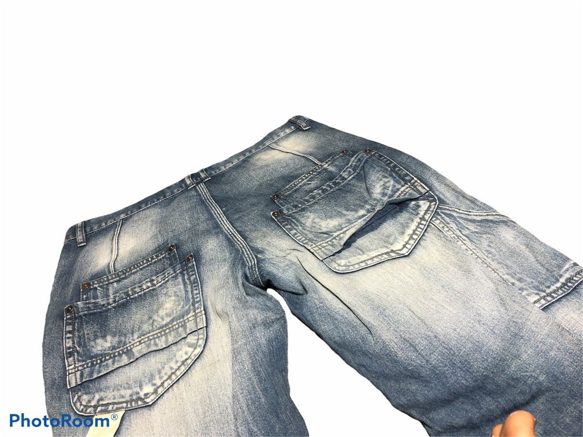 Japanese Brand HALB PATCHES DISTRESSED CARPENTER JEANS Size US 33 - 6 Thumbnail