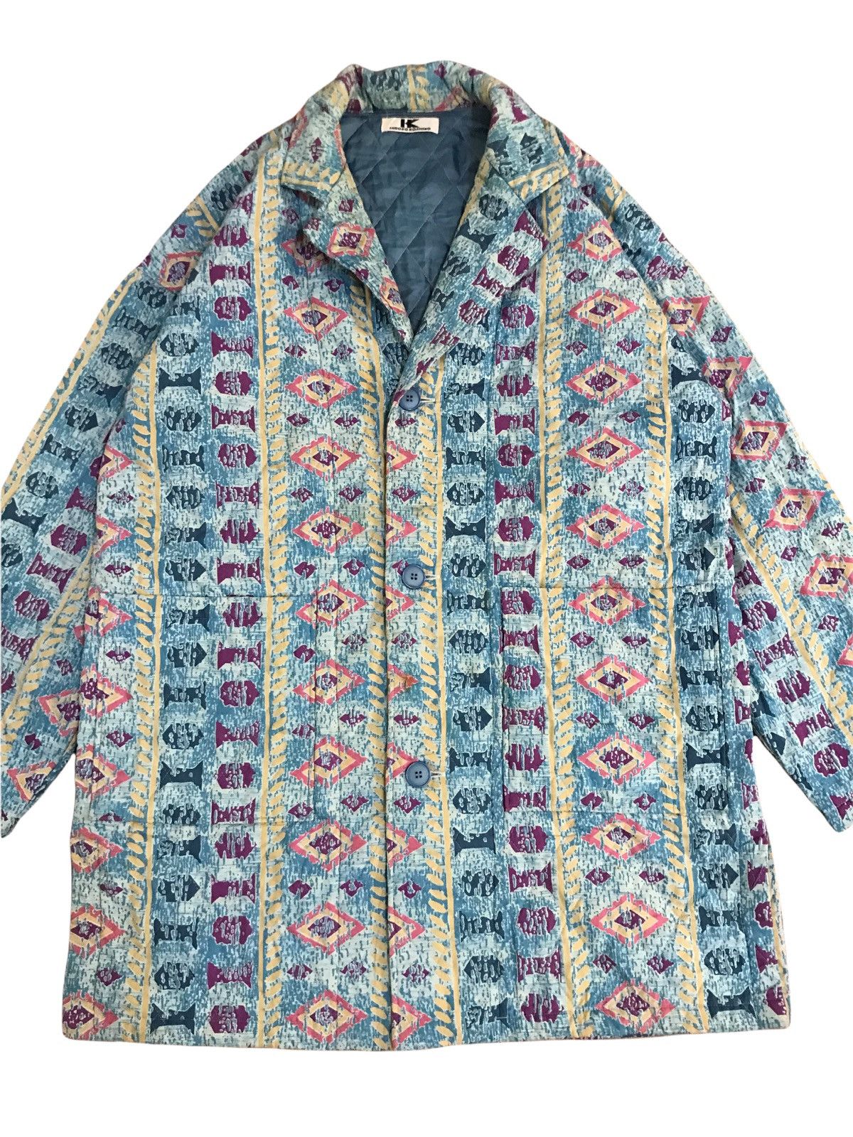 Hiroko Koshino Homme × Vintage Japanese Brand Hiroko Koshino Long Jacket Size US L / EU 52-54 / 3 - 3 Thumbnail