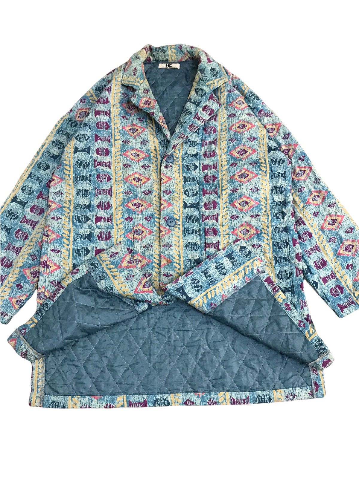 Hiroko Koshino Homme × Vintage Japanese Brand Hiroko Koshino Long Jacket Size US L / EU 52-54 / 3 - 4 Thumbnail
