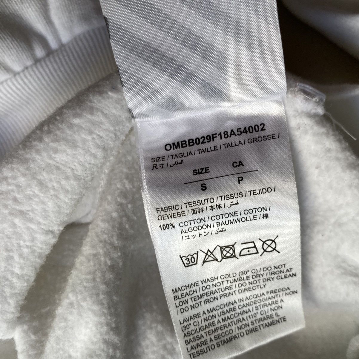 Off-White SS18 Hoodie Size US S / EU 44-46 / 1 - 8 Thumbnail