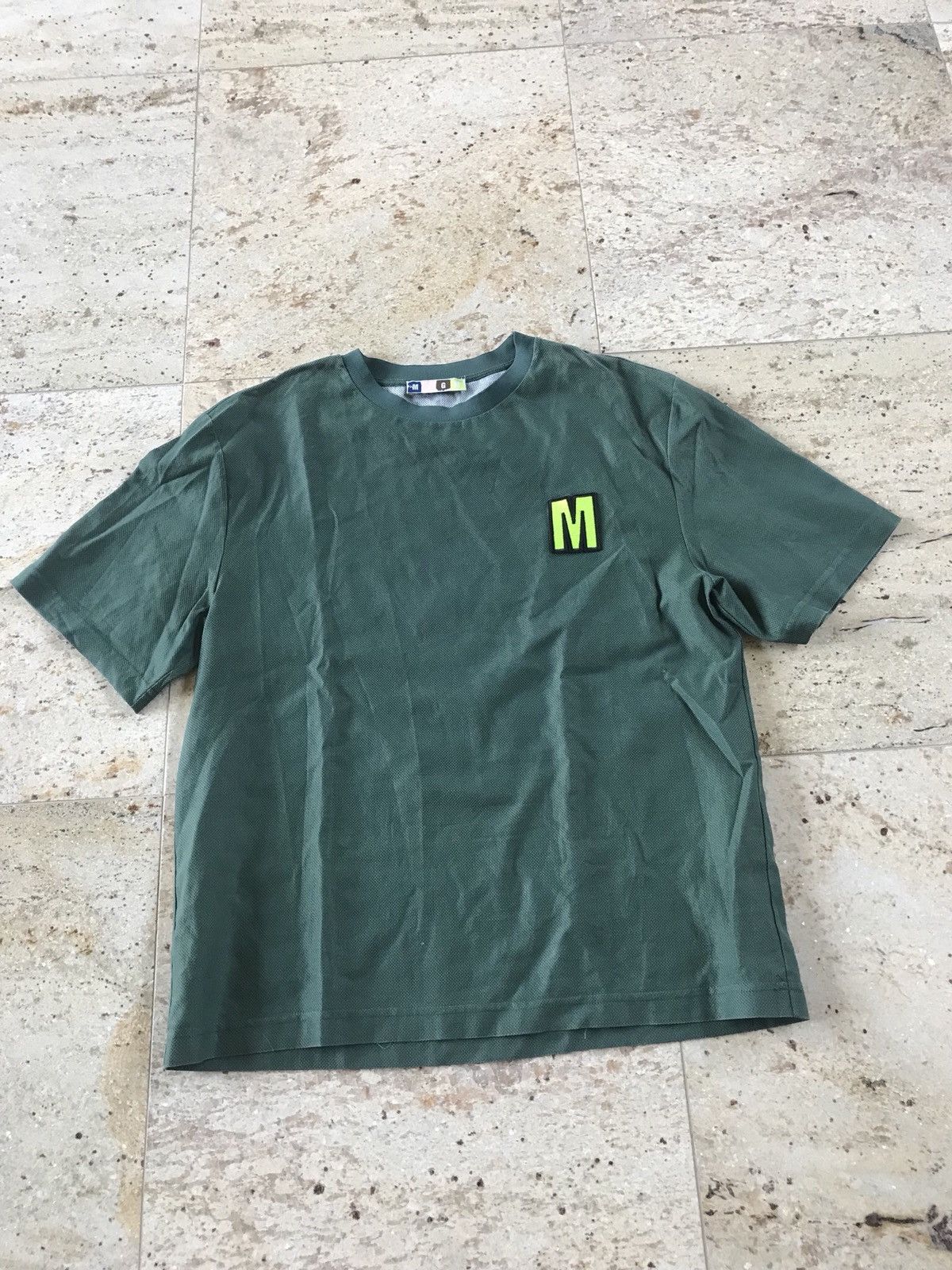 MSGM Green Mesh Tee With “M” Embroidery Size US M / EU 48-50 / 2 - 2 Thumbnail