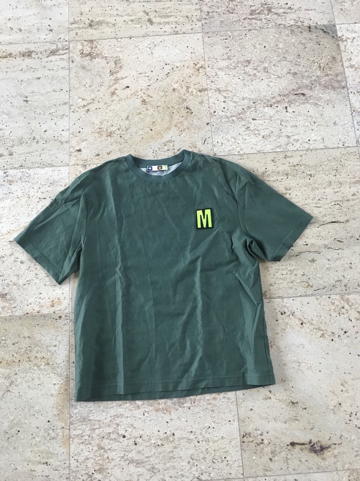 MSGM Green Mesh Tee With “M” Embroidery Size US M / EU 48-50 / 2 - 3 Thumbnail