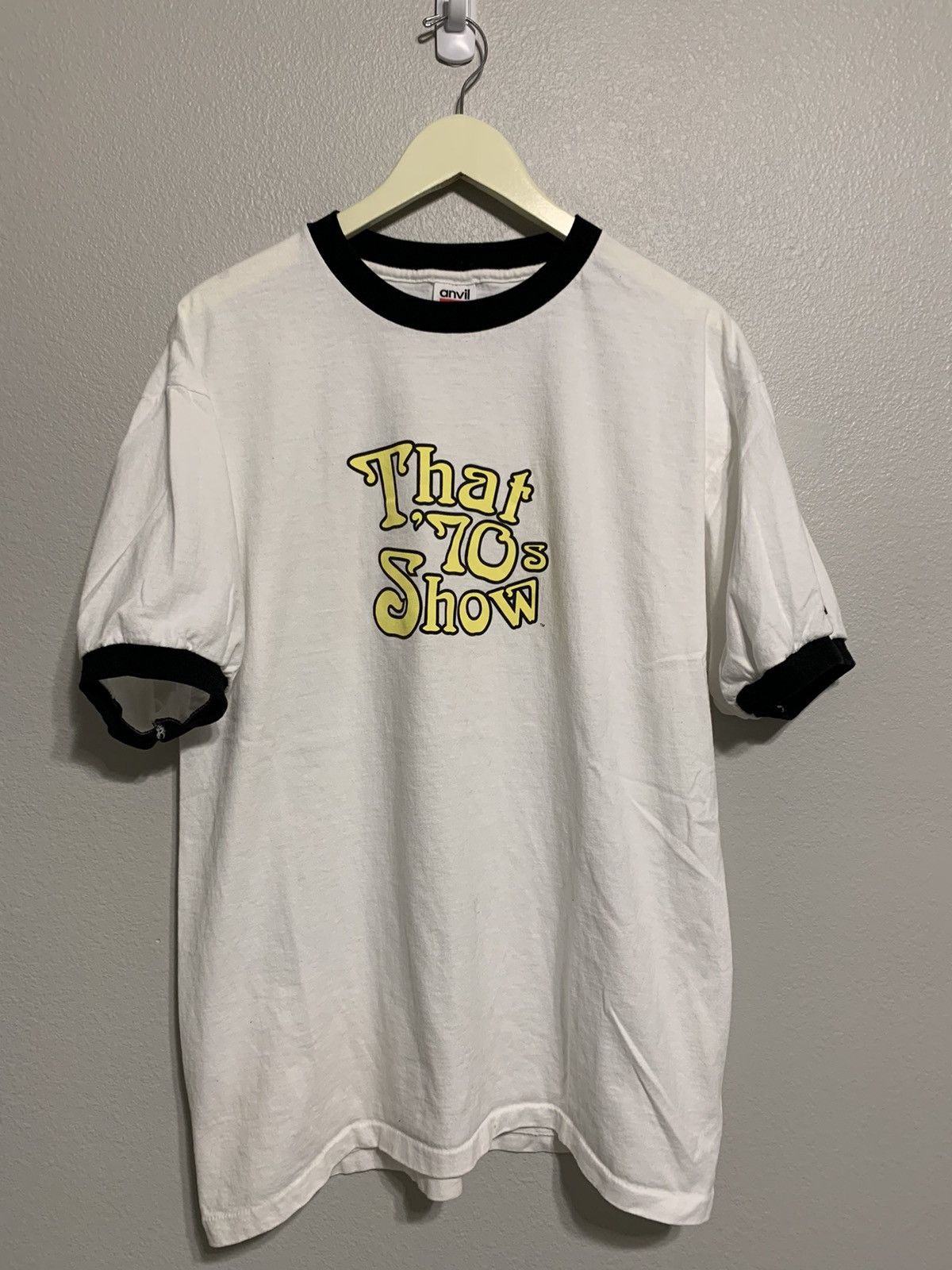 image of Fox x Movie Vintage That 70's Show Promo Tee in White, Men's (Size XL)