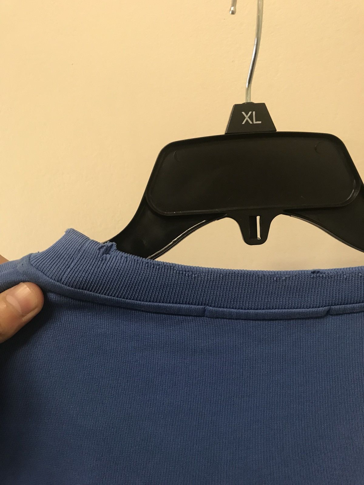 MSGM Light Blue Crew Neck Sweater With Pockets Size US M / EU 48-50 / 2 - 7 Thumbnail