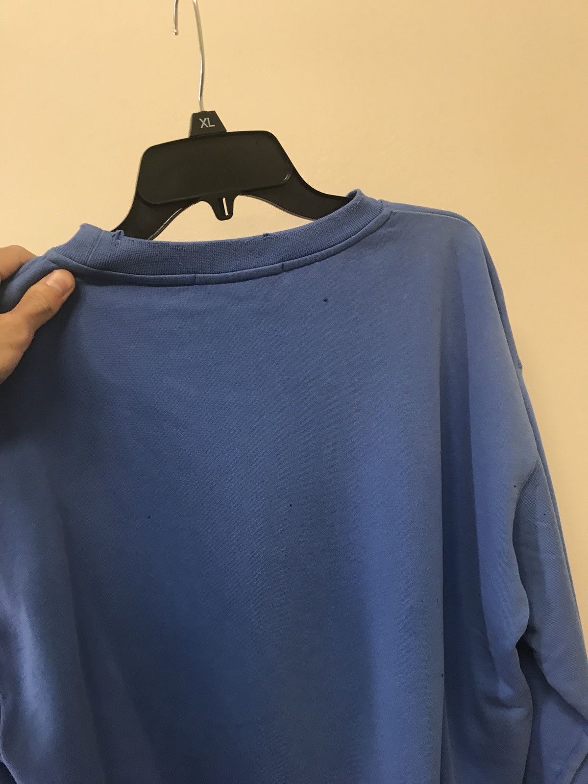 MSGM Light Blue Crew Neck Sweater With Pockets Size US M / EU 48-50 / 2 - 6 Thumbnail