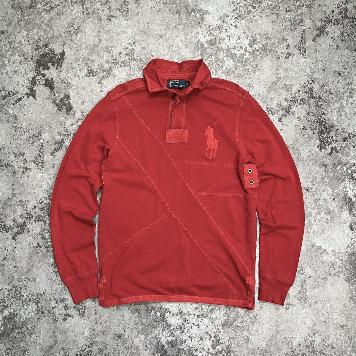 Polo Ralph Lauren × Ralph Lauren × Vintage Vintage Polo Ralph Lauren L/S polo shirt Size US S / EU 44-46 / 1 - 1 Thumbnail