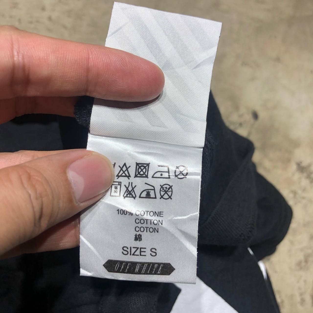 Fragment Design Off-White X Fragments Design Diagonal Tee Size US L / EU 52-54 / 3 - 10 Thumbnail