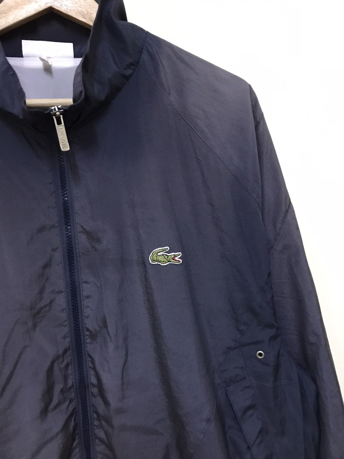 Japanese Brand × Lacoste × Vintage Vintage Chemise Lacoste Zipper Light Jacket Big Spellout Size US L / EU 52-54 / 3 - 6 Thumbnail