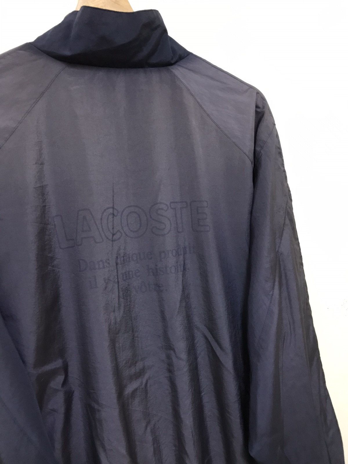 Japanese Brand × Lacoste × Vintage Vintage Chemise Lacoste Zipper Light Jacket Big Spellout Size US L / EU 52-54 / 3 - 9 Thumbnail