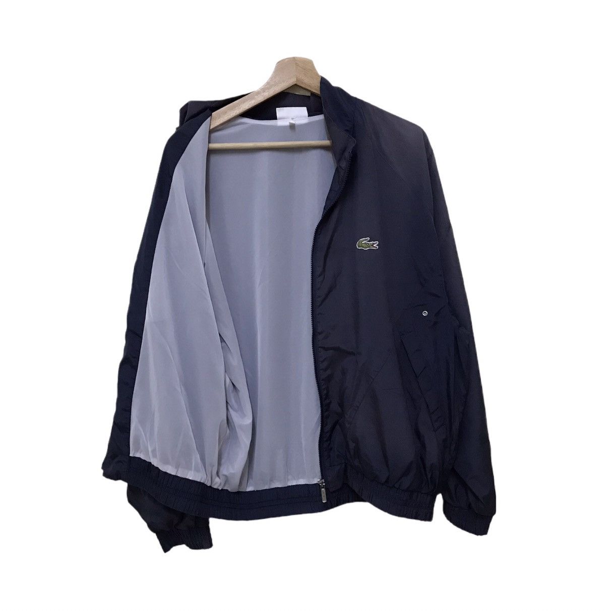 Japanese Brand × Lacoste × Vintage Vintage Chemise Lacoste Zipper Light Jacket Big Spellout Size US L / EU 52-54 / 3 - 1 Thumbnail