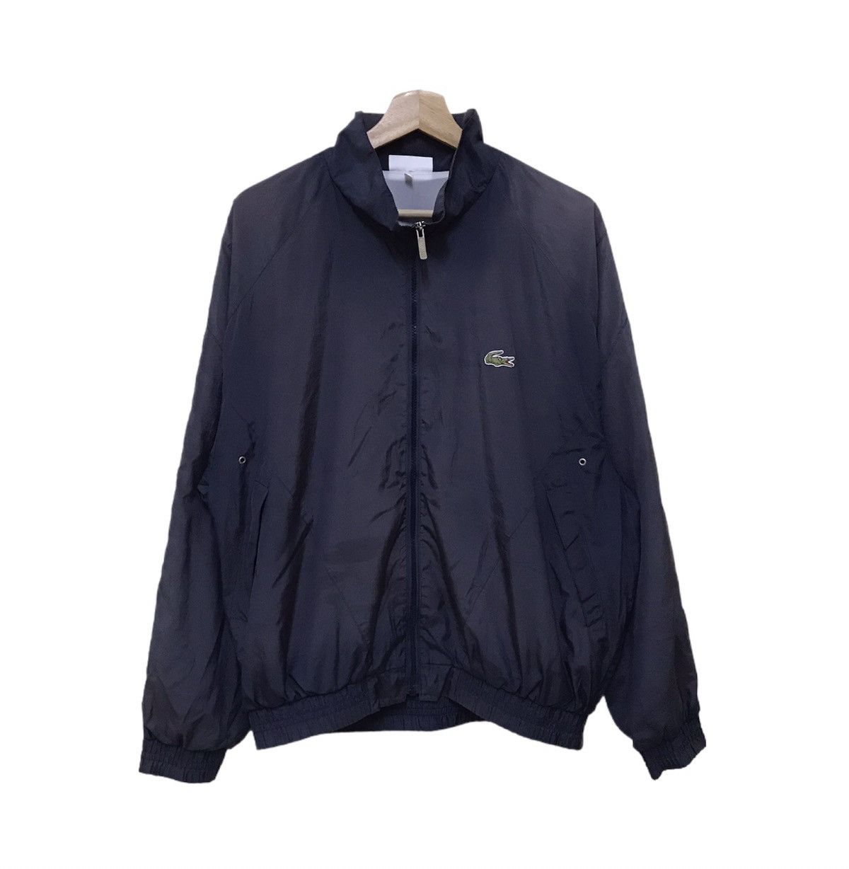 Japanese Brand × Lacoste × Vintage Vintage Chemise Lacoste Zipper Light Jacket Big Spellout Size US L / EU 52-54 / 3 - 4 Thumbnail