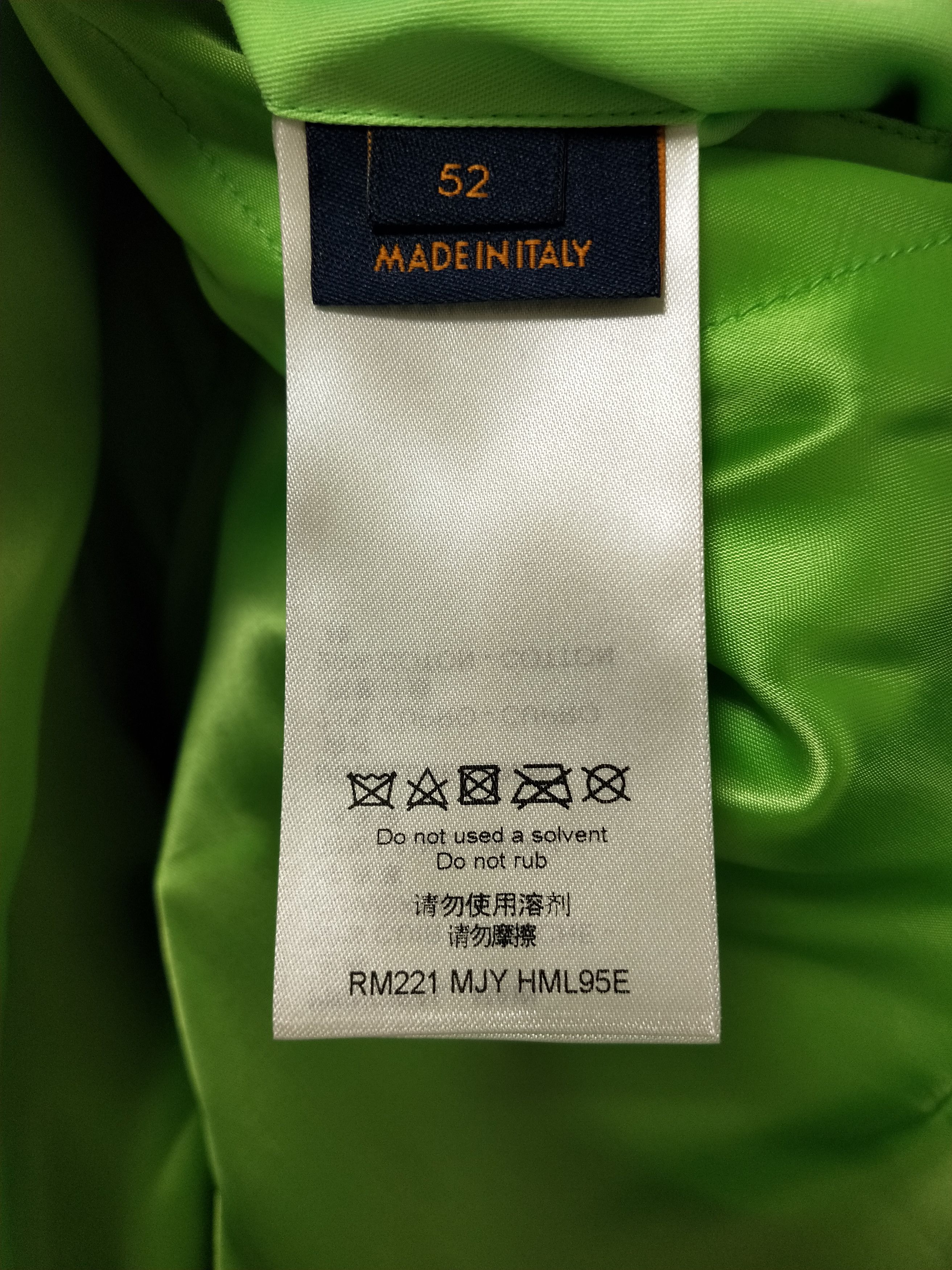 Louis Vuitton × Virgil Abloh Mixed Gradient Leather Bomber Varsity Jacket Size US L / EU 52-54 / 3 - 5 Thumbnail