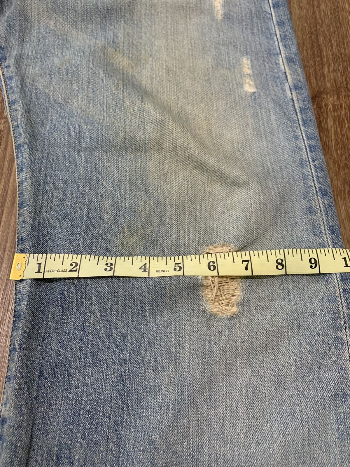 Levi's Levis 501 Distressed Paint Splatter Denim Size US 36 / EU 52 - 11 Thumbnail
