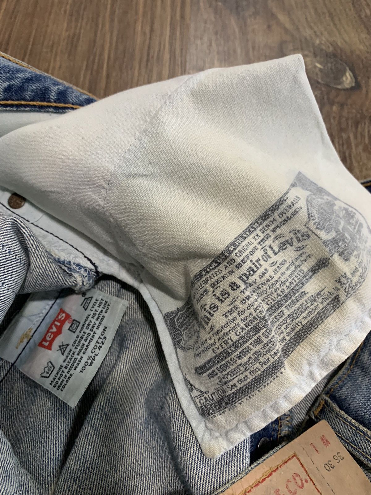 Levi's Levis 501 Distressed Paint Splatter Denim Size US 36 / EU 52 - 21 Thumbnail