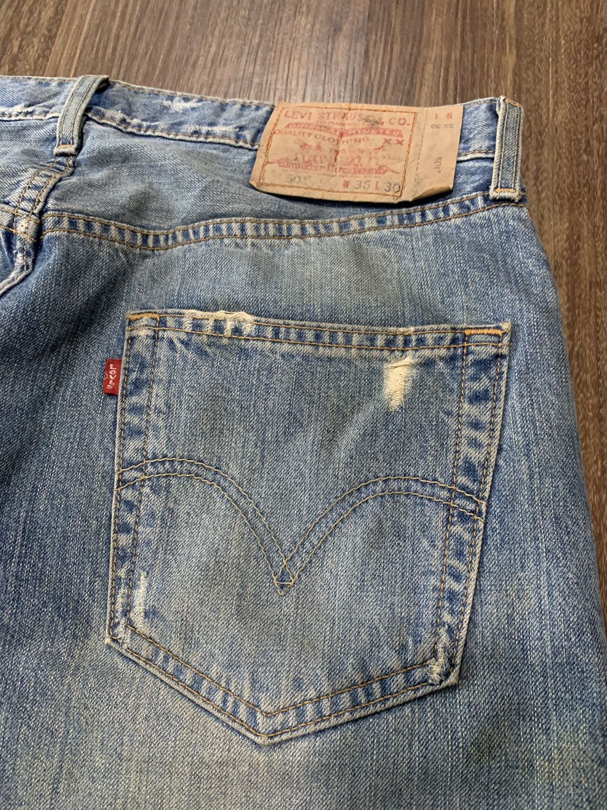 Levi's Levis 501 Distressed Paint Splatter Denim Size US 36 / EU 52 - 17 Thumbnail