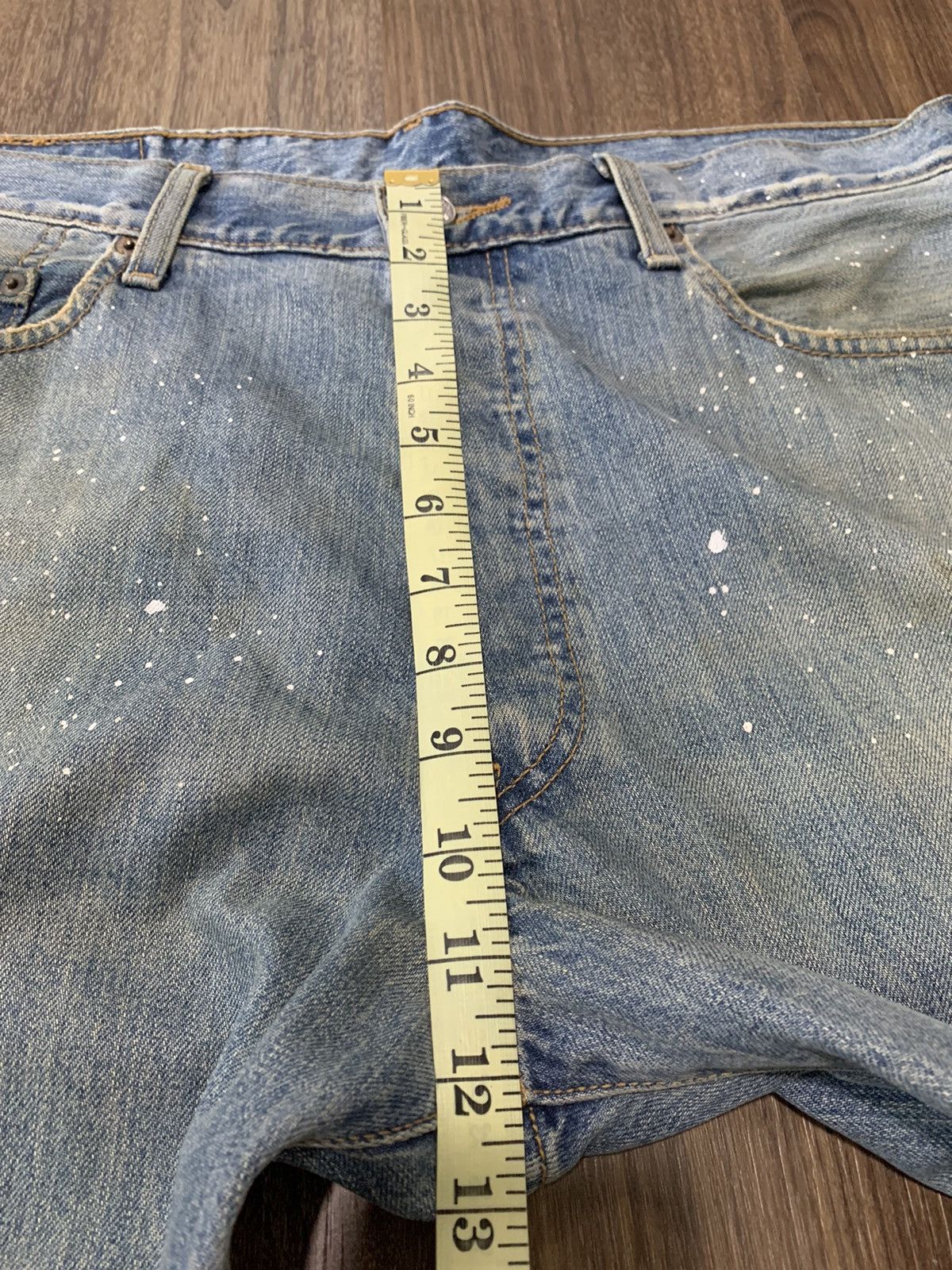 Levi's Levis 501 Distressed Paint Splatter Denim Size US 36 / EU 52 - 9 Thumbnail